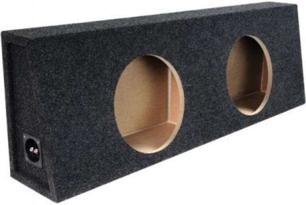 Main image of Bbox E12DT Dual 12" Sealed Carpeted Truck Subwoofer Enclosure