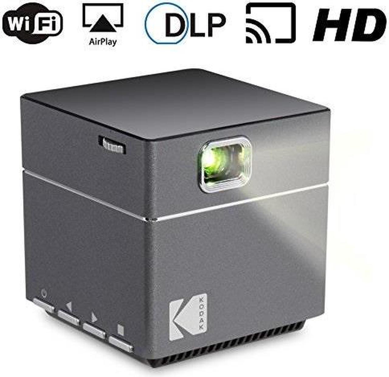 Alt view image 8 of 9 - KODAK Wireless DLP Cube – Miniature Movie Projector w/ 1080p HD Quality, 1.5W Speaker, Remote Control, 3.5mm Input & Hookup for HDMI, & Micro SD Card