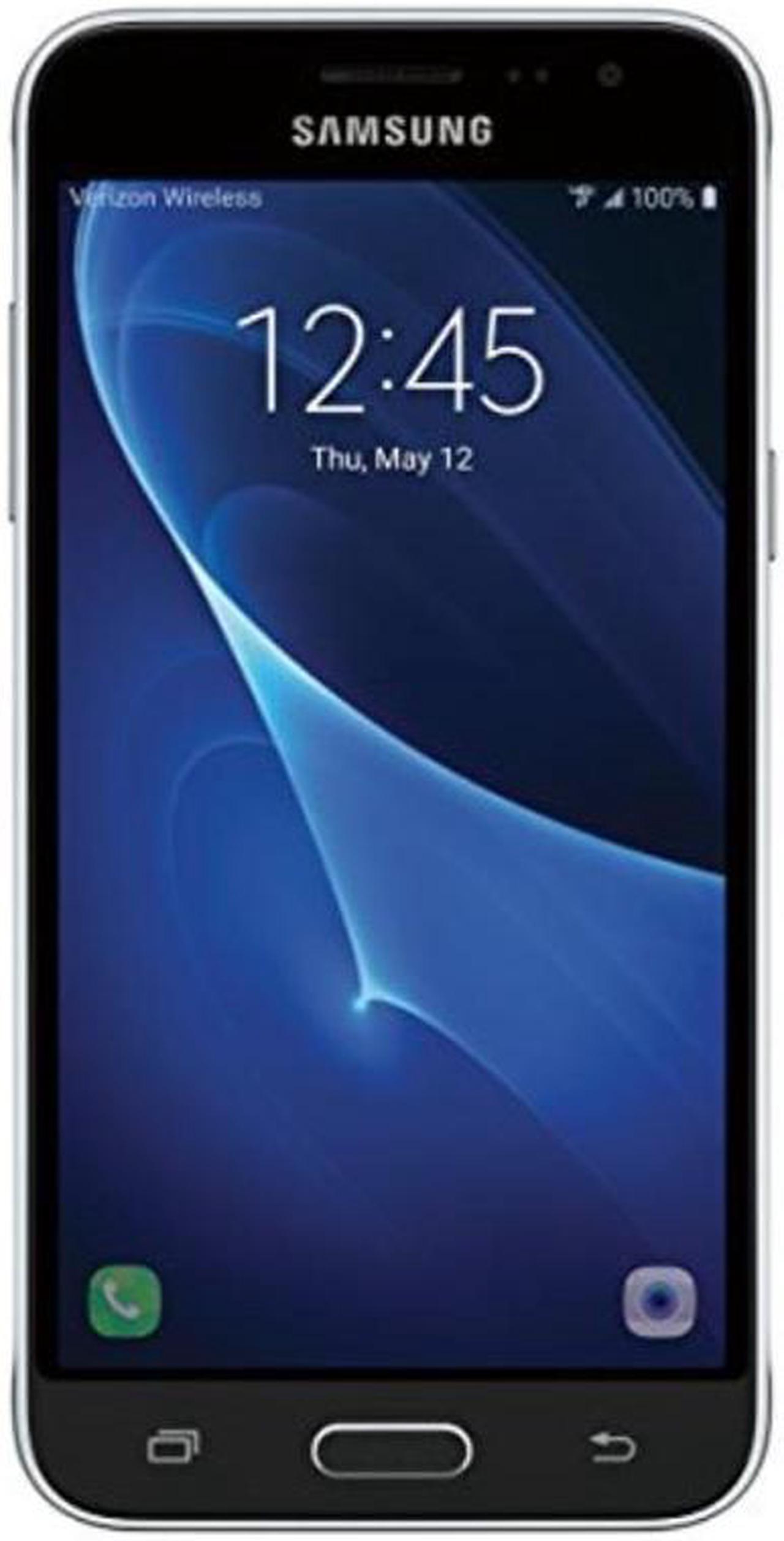 Main image of Samsung Galaxy J3 Verizon 5''AMOLED Display 1.5GB RAM 16GM Internal 5MP Camera Phone - Black