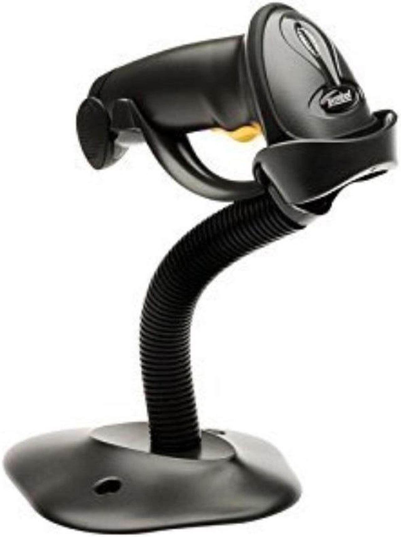 Main image of formerly motorola symbol ls2208 digital handheld barcode scanner with stand and usb cable
