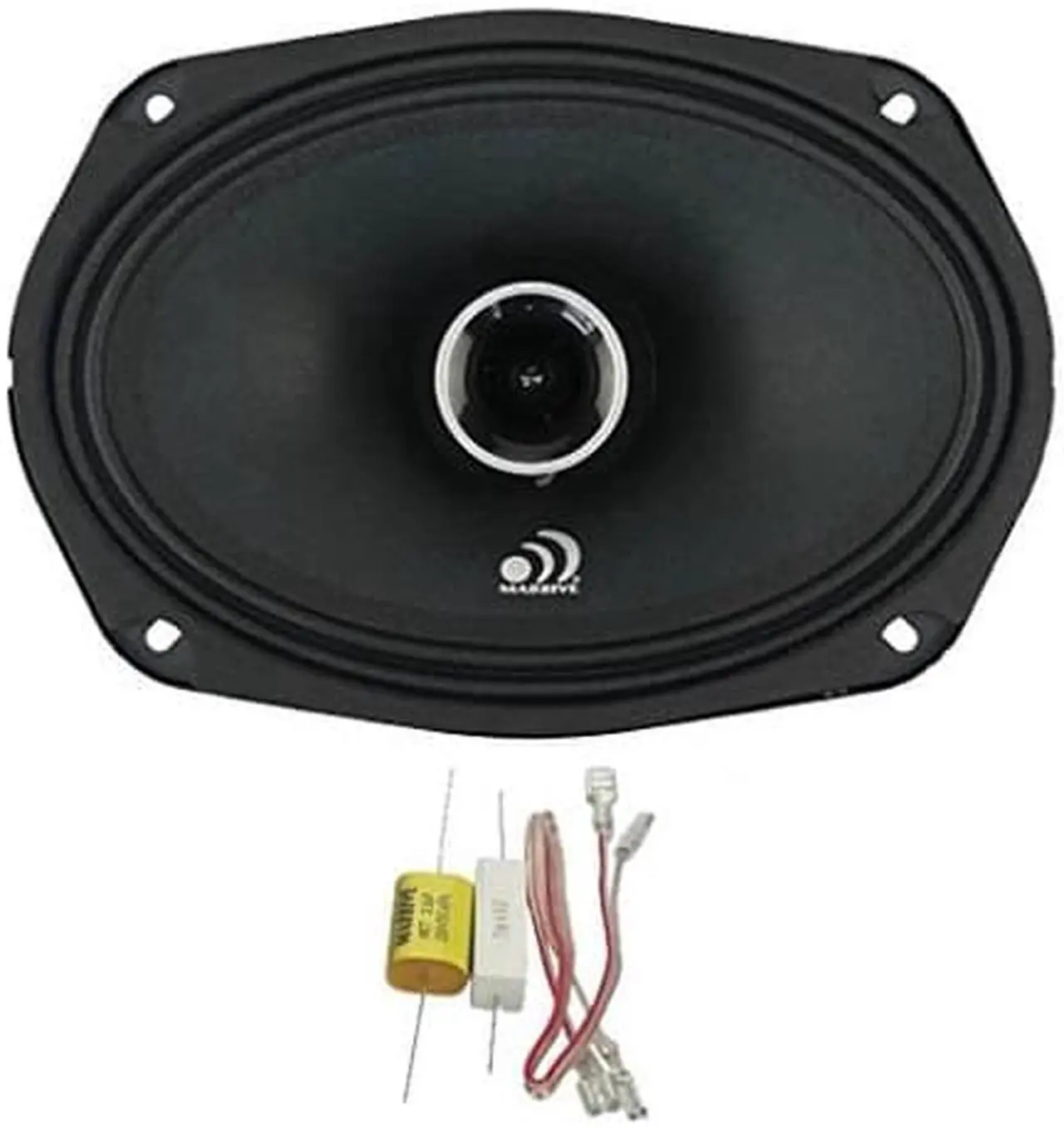 Alt view image 2 of 4 - Massive Audio P69X - 6x9", 280 Watts Max / 140w RMS, 4 Ohm, PX Series, Pro Audio Coaxial Car Audio Speaker System (Sold as each)