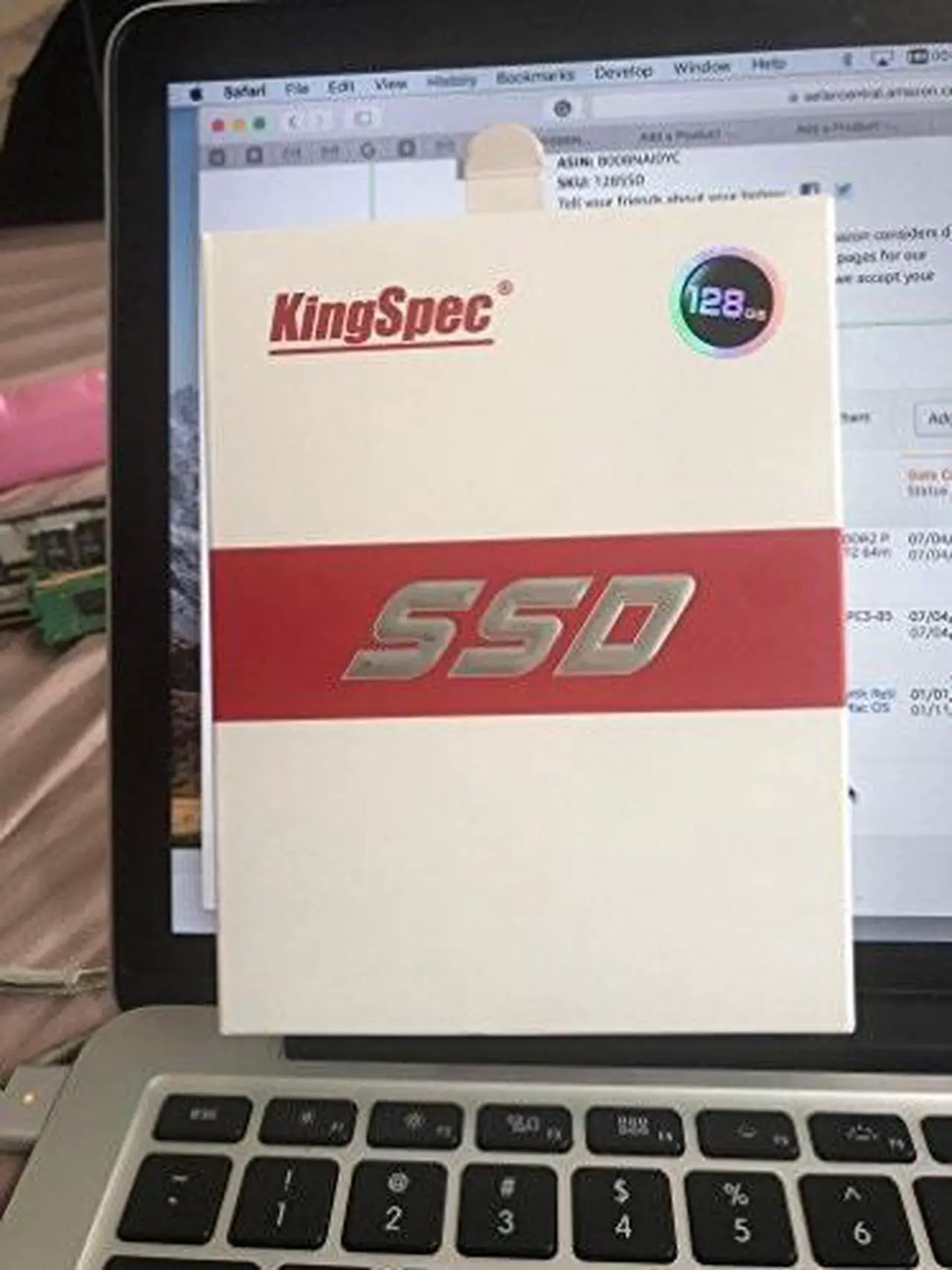 Alt view image 2 of 3 - KingSpec 128GB 1.8 5mm ZIF SSD KSD-ZF18.6-128MS