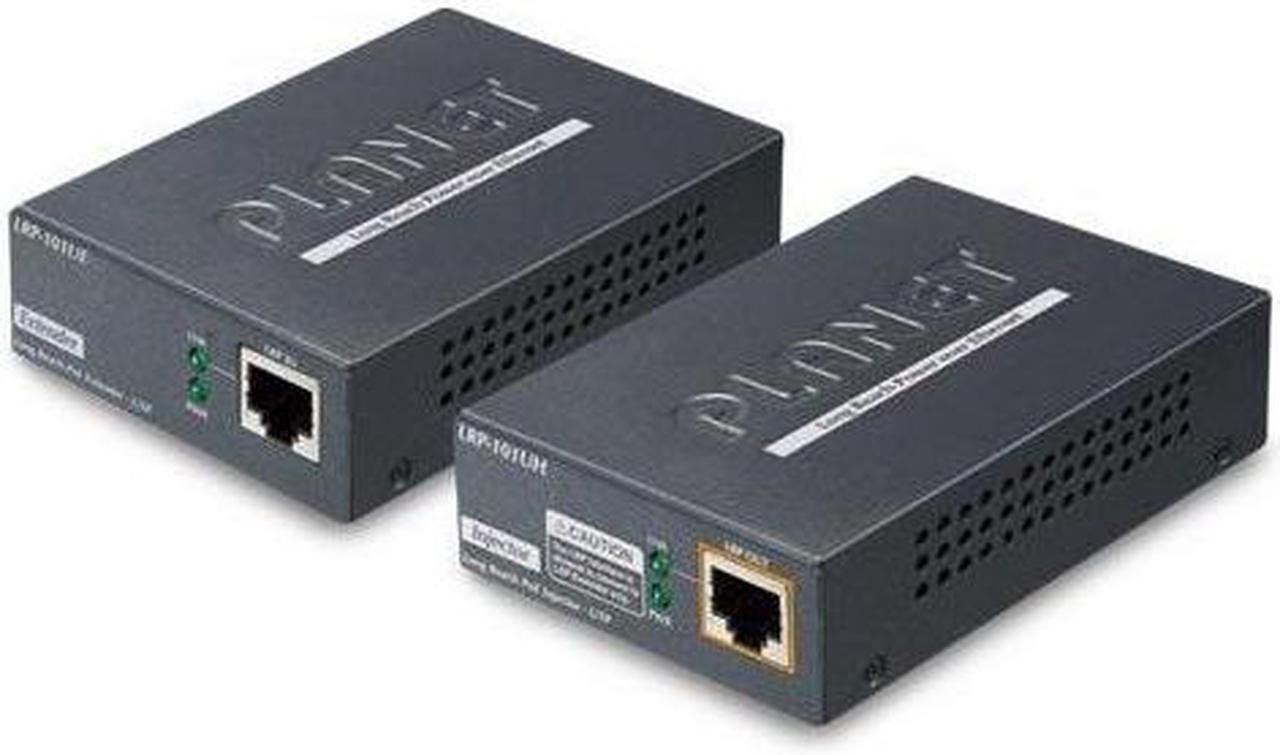 Alt view image 2 of 2 - Planet LRP-101U-KIT 1-Port Long Reach PoE Over UTP Extender Kit (LRP-101UH + LRP-101UE)