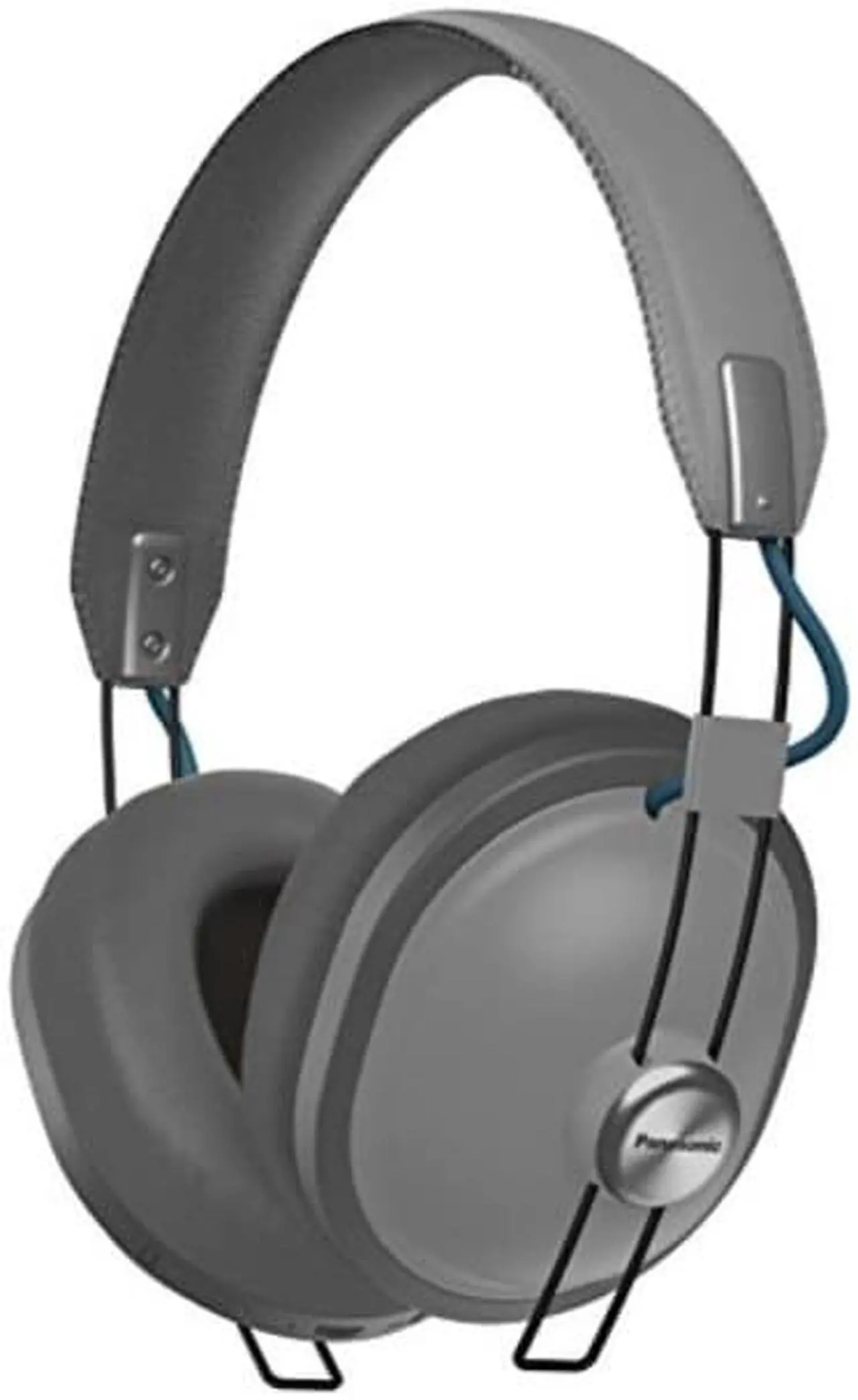 Alt view image 4 of 9 - Panasonic Retro Over-The-Ear Headphones with Bluetooth 24-Hour Playback (RP-HTX80B-H)