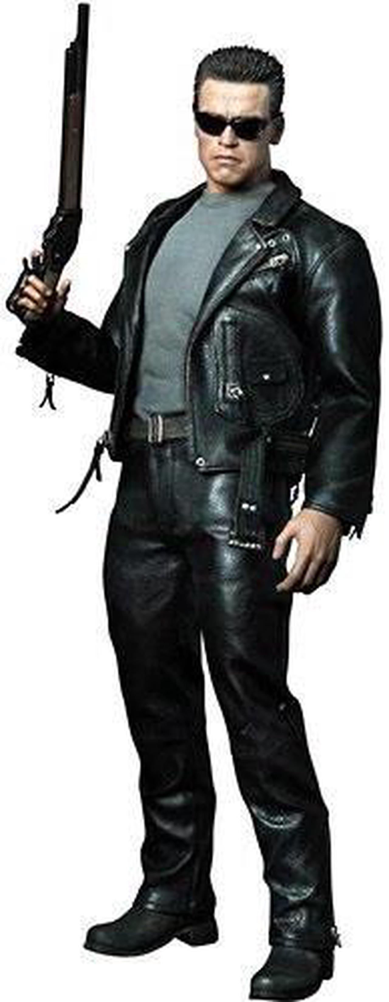 terminator 2 judgement day hot toys movie masterpiece 1/6 scale collectible figure t800 arnold schwarzenegger