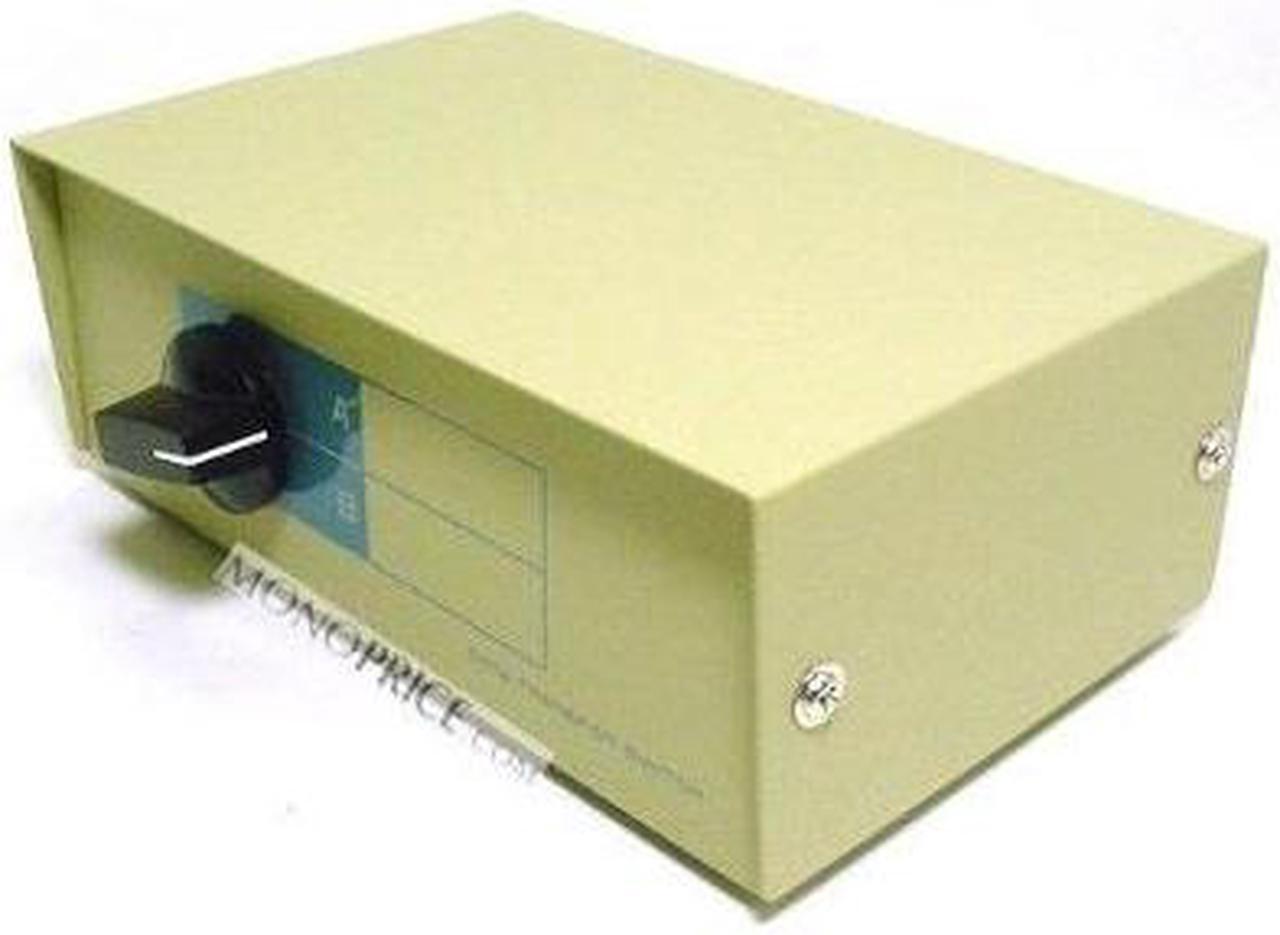 Alt view image 5 of 8 - Monoprice 2x1 RJ45 8P8C Manual Data Switch Box