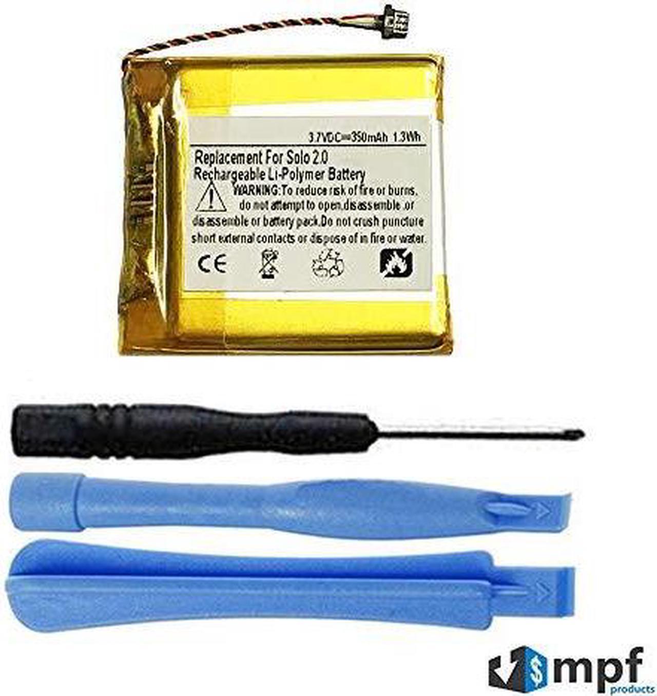 Alt view image 2 of 3 - AEC353535 Battery Replacement for Beats by Dr. Dre Solo 2 Wireless Headphones