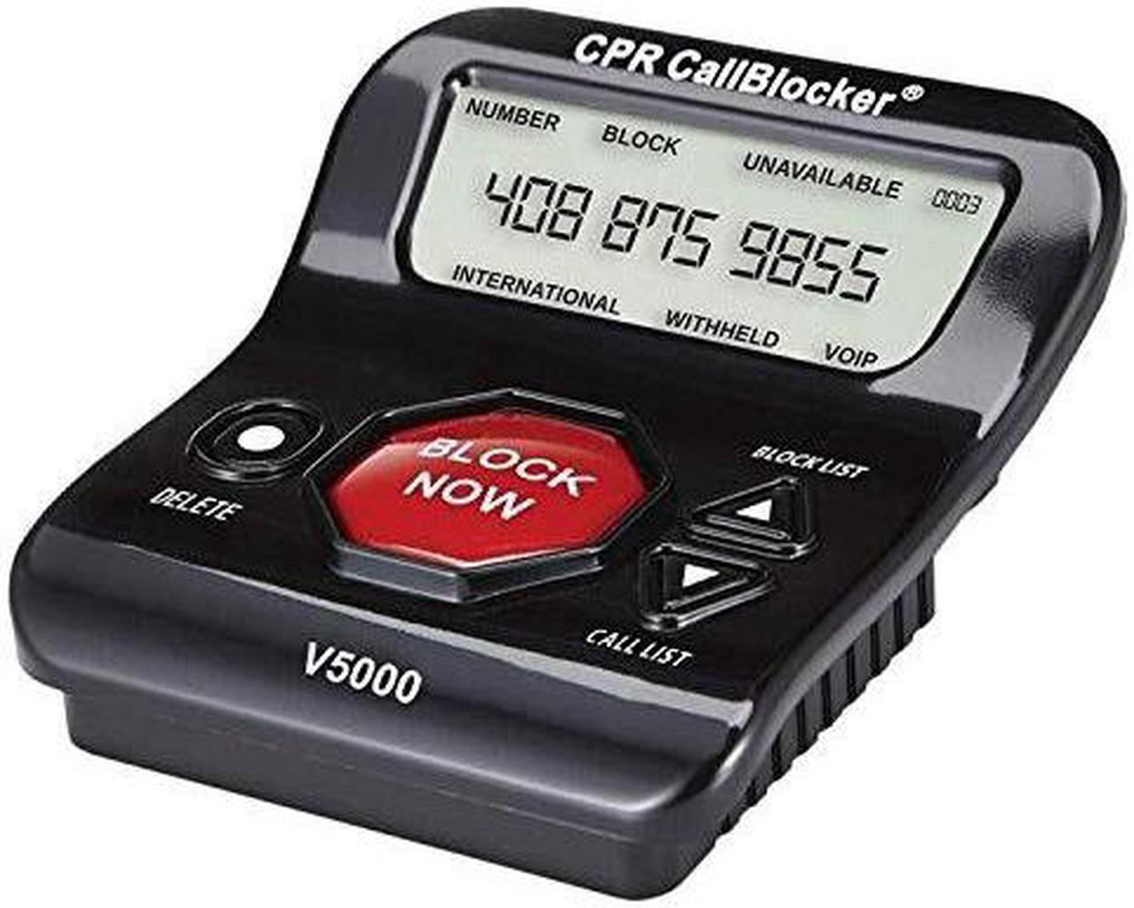 Alt view image 5 of 14 - CPR V5000 Landline Call Blocker, Block 5000 Known and 1500 Additional Scam Robocall. Block All Robocalls, Political Calls, Private Calls at a Touch of a Button
