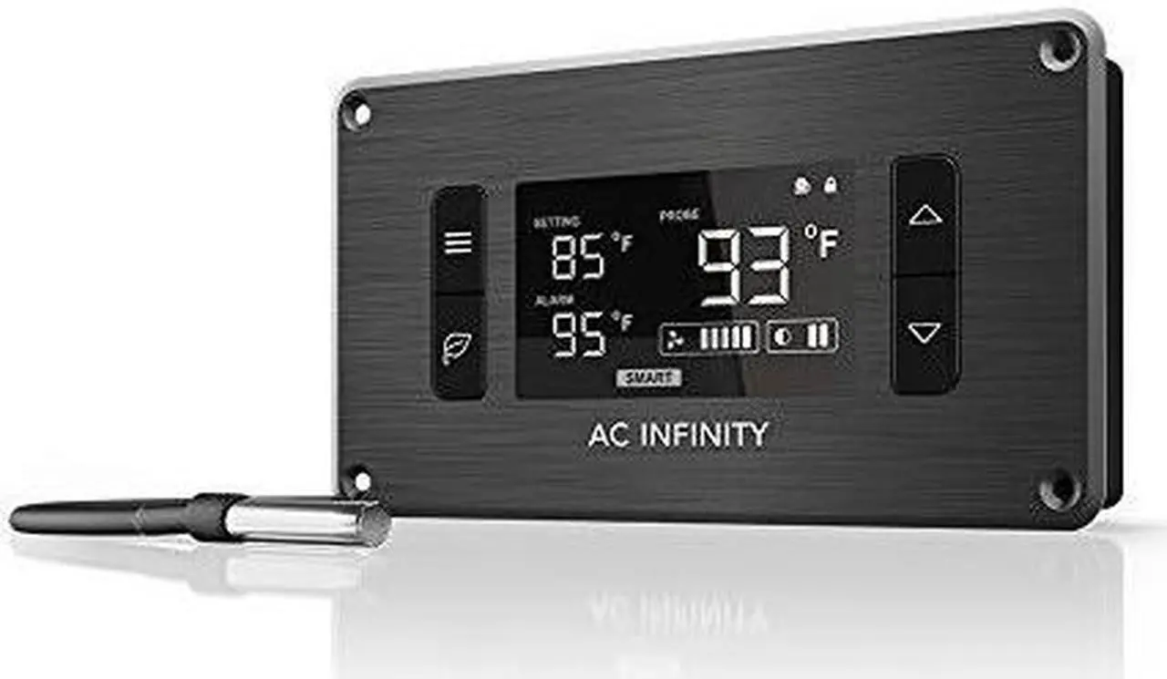Alt view image 6 of 20 - AC Infinity Thermal Controller, Fan Thermostat and Speed Controller, for Home Theater AV Media Cabinet Cooling