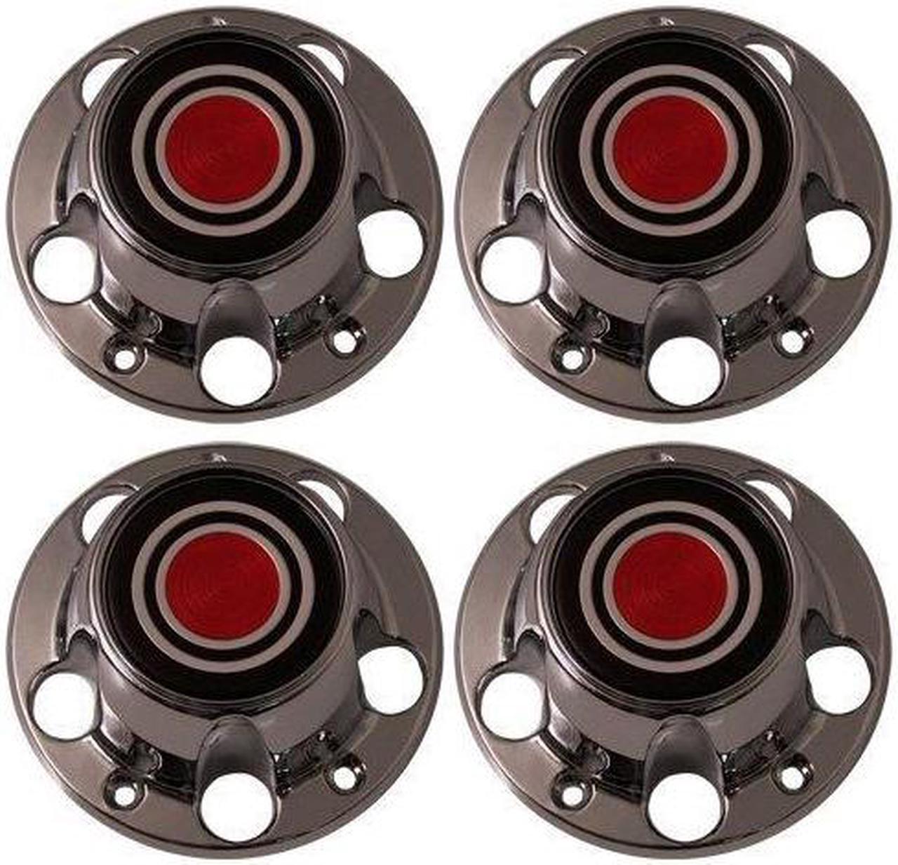 Alt view image 5 of 6 - Set of 4 Ford F150 (1980 to 1992) Center Caps Hub Cover Fits 15x7 Inch Steel Wheel - Aftermarket: IWCC2029R