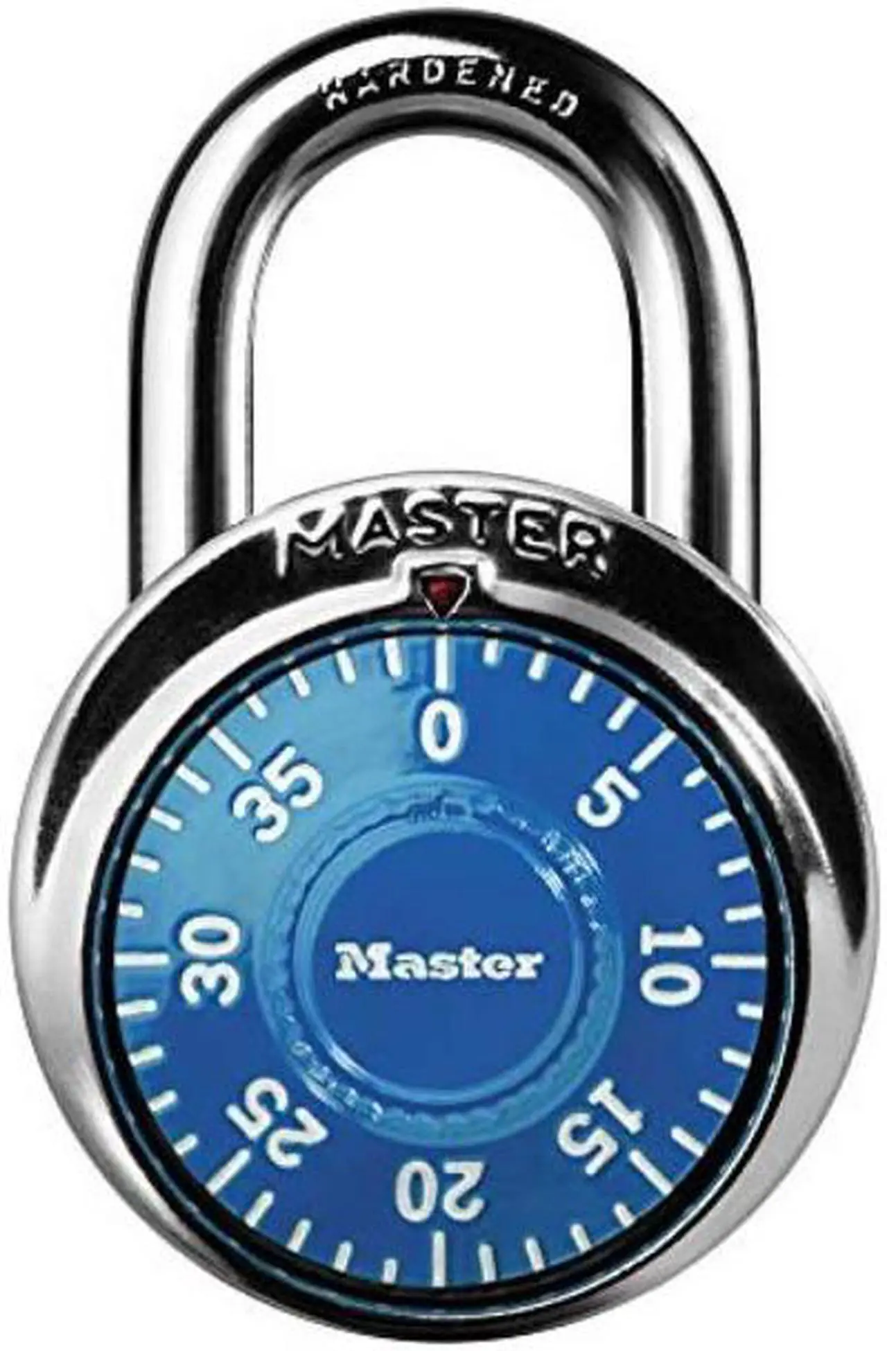 Alt view image 5 of 14 - Master Lock Combination Padlock,2 in,Round,Silver  1506D