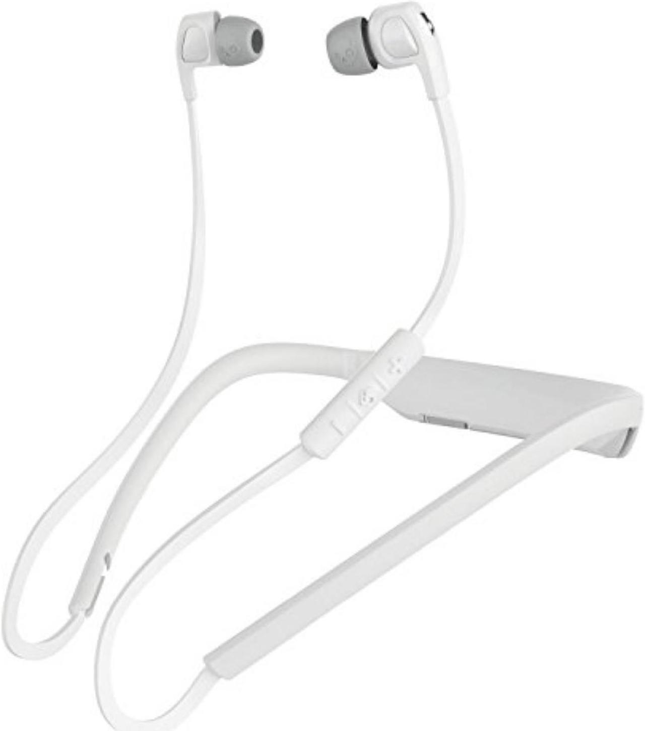 Alt view image 10 of 15 - Skullcandy Smokin' Buds 2 Wireless White/Chrome Bluetooth Earbuds (S2PGHW-177)