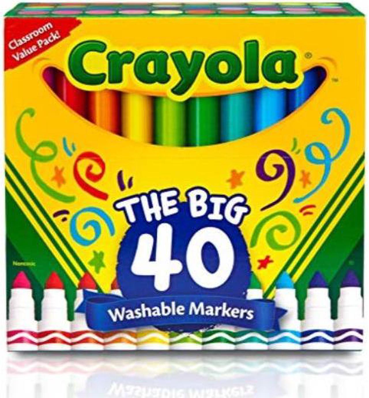 Alt view image 6 of 20 - Crayola Marker,Washable,40/St,Ast 587858