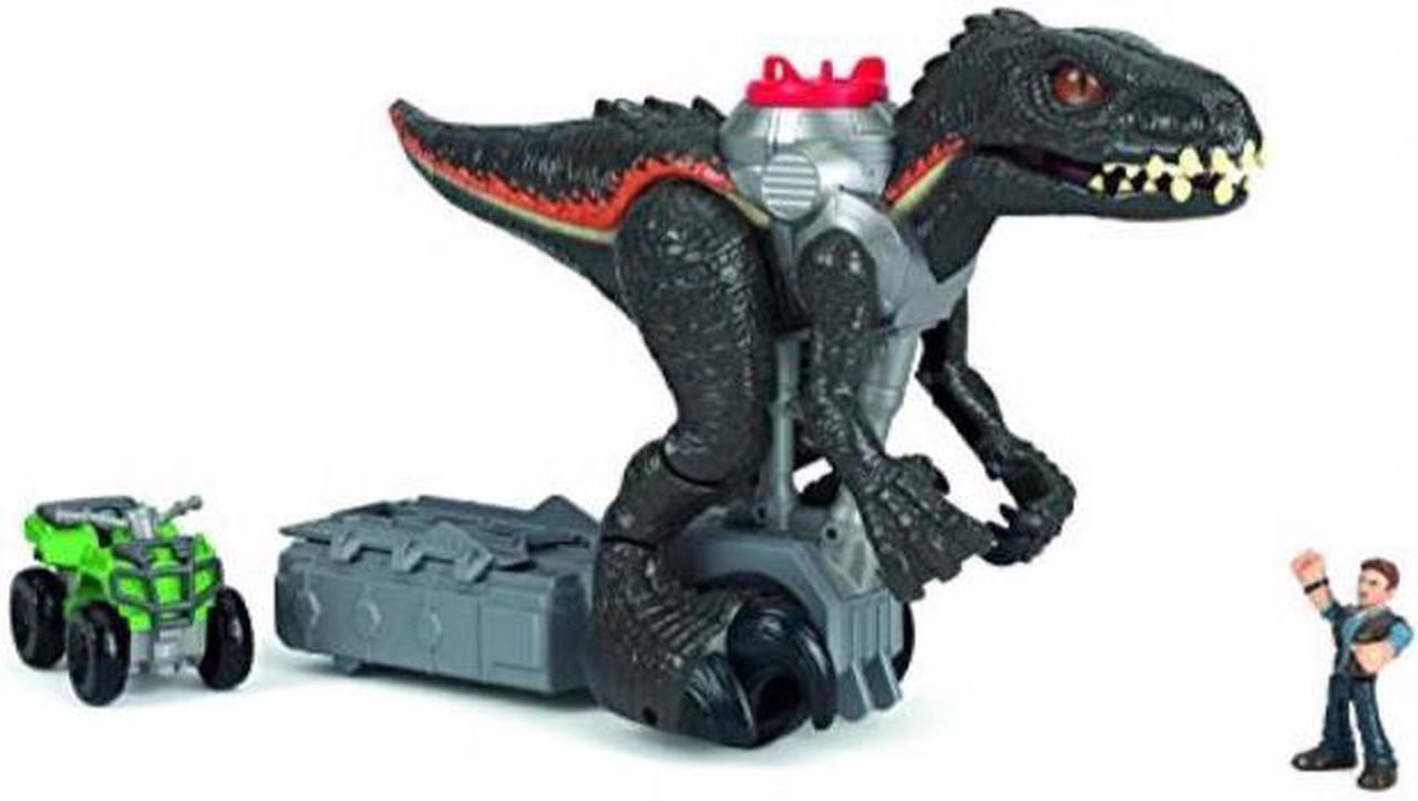 Alt view image 11 of 18 - Fisher-Price Imaginext Jurassic World, Walking Indoraptor Dinosaur