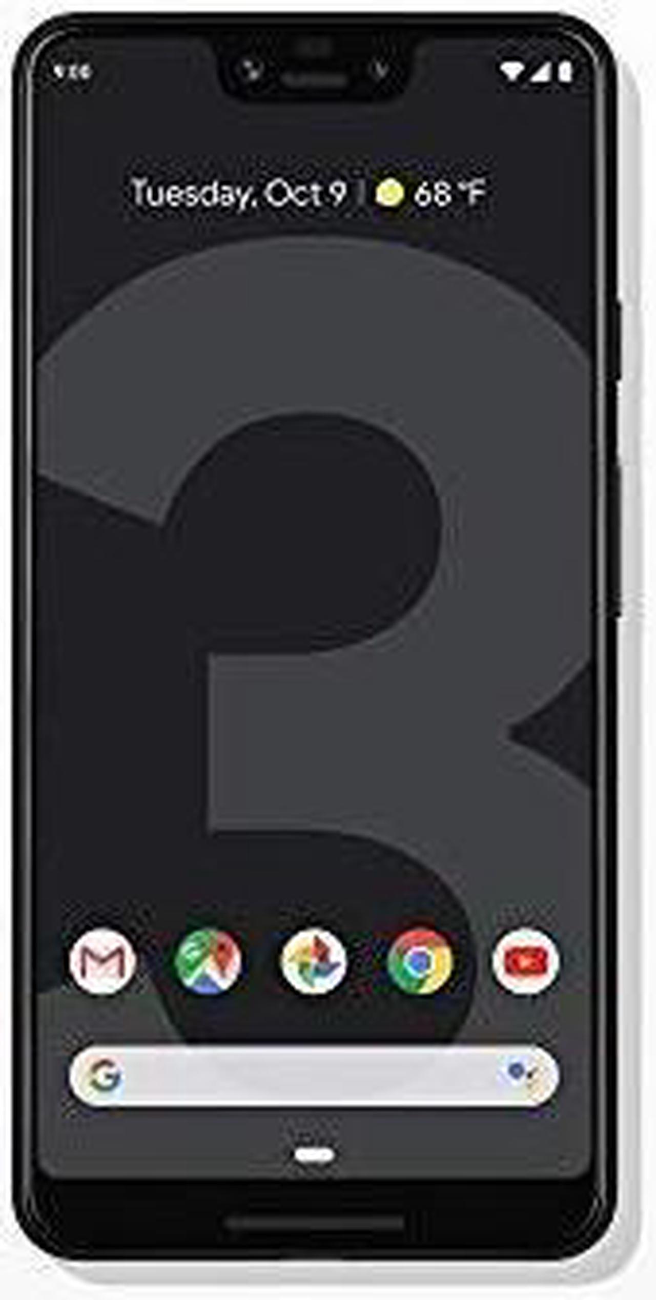 Alt view image 7 of 11 - Google Pixel 3 XL 64GB Unlocked GSM & CDMA 4G LTE Android Phone w/ 12.2MP Rear & Dual 8MP Front Camera - Just Black
