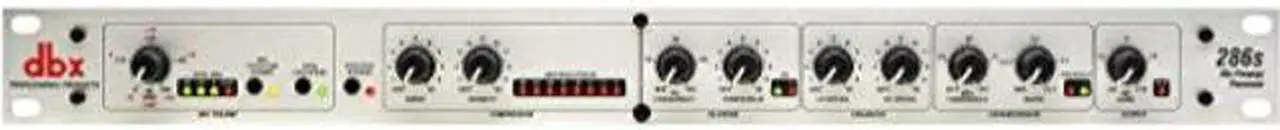 Main image of dbx 286s microphone preamp & channel strip processor