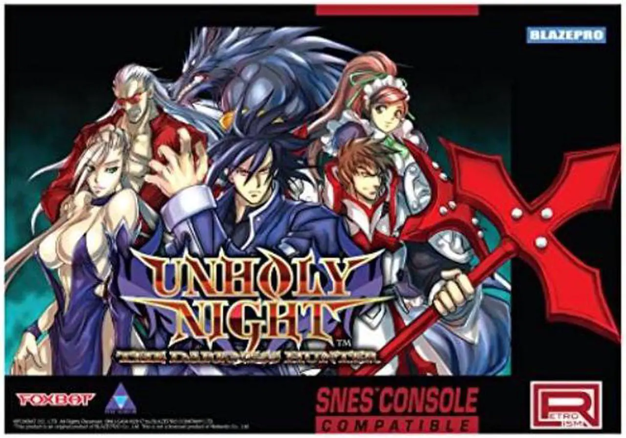 Alt view image 2 of 2 - Unholy Night: The Darkness Hunter (SNES Compatible) - Super NES