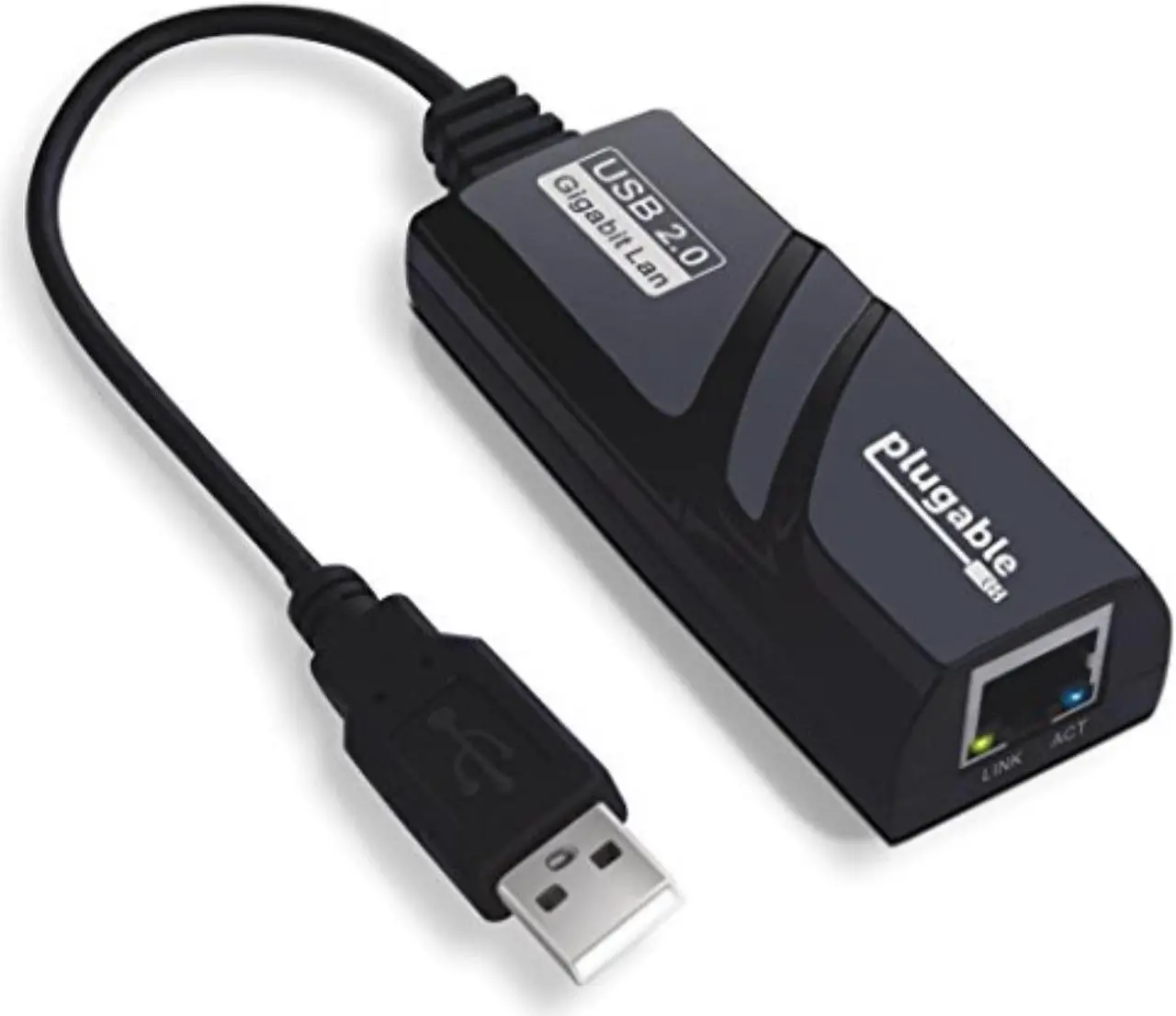 Alt view image 5 of 9 - Plugable USB 2.0 To Gigabit Ethernet Adapter, Fast And Reliable Gigabit Connection, Compatible With Windows, Chromebook, Linux