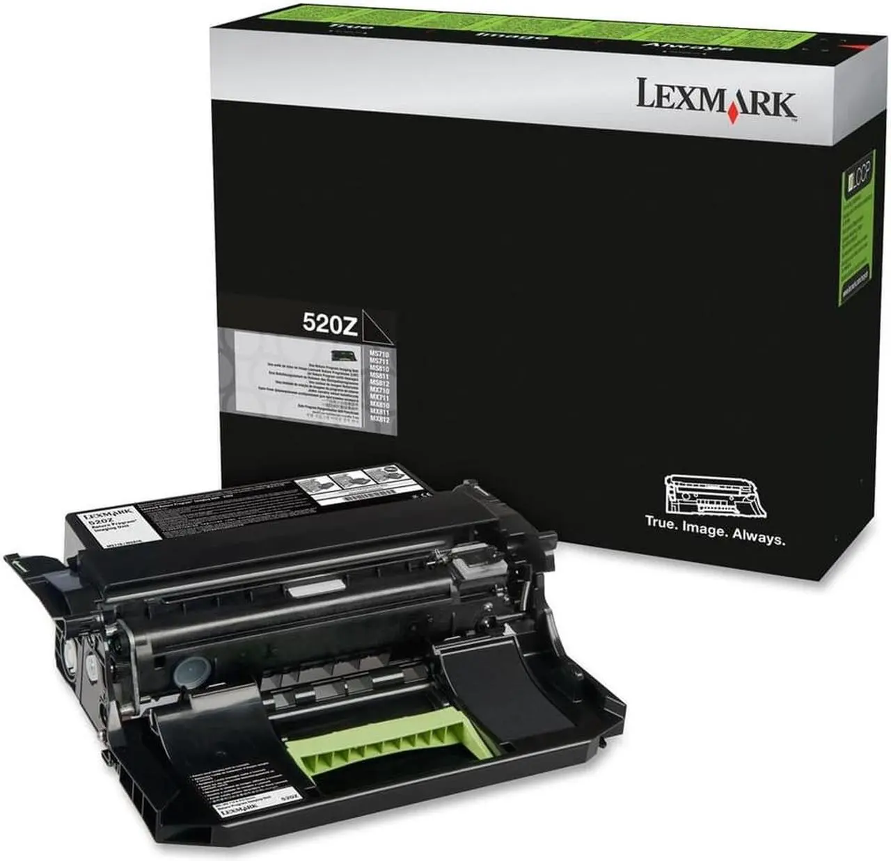 Alt view image 4 of 7 - Lexmark 52D0Z00 Drum Black