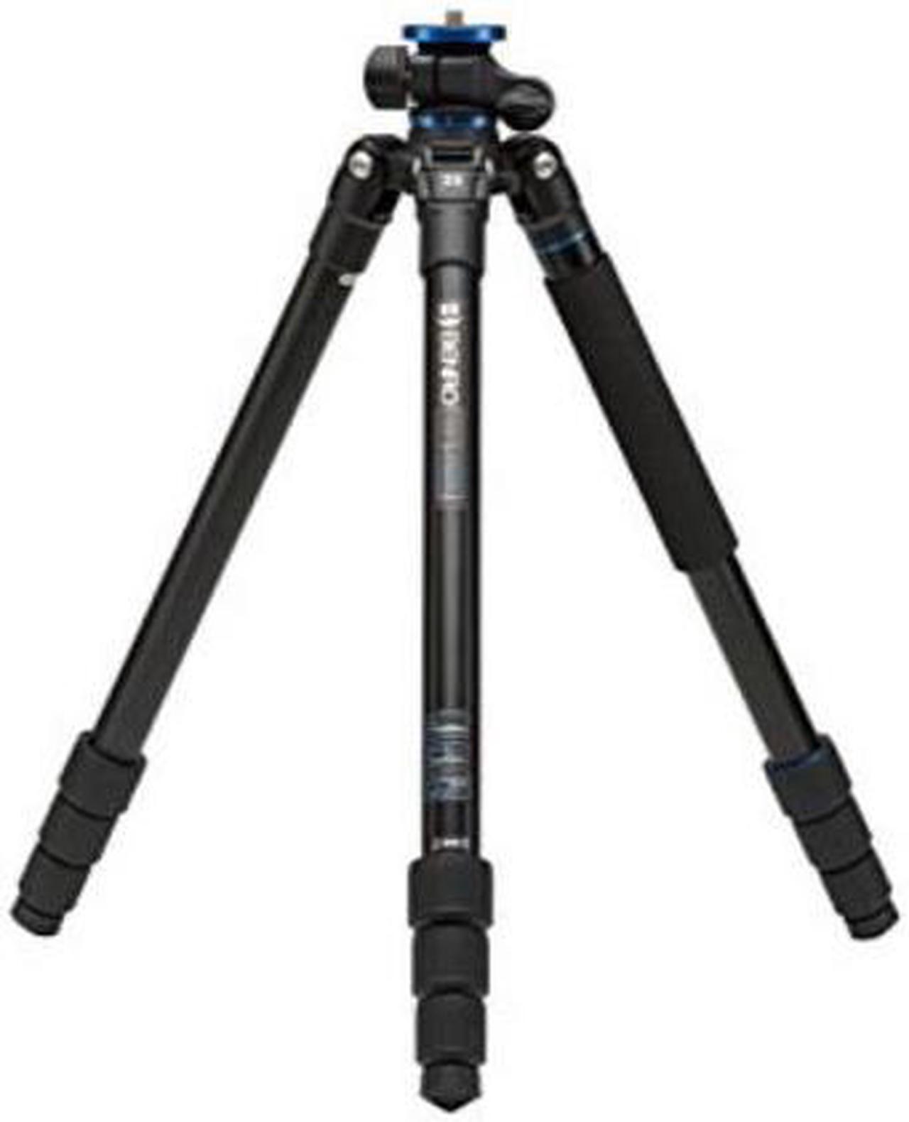 Alt view image 5 of 20 - Benro Go Plus FGP28A 4-Section Al Travel Tripod with Monopod, 65.2" Height