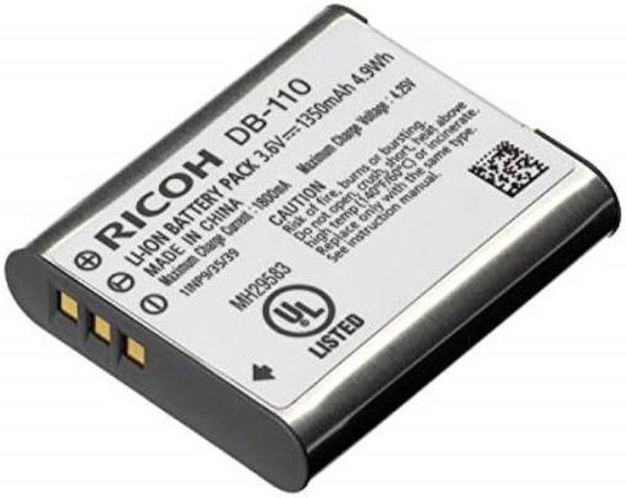 Alt view image 3 of 12 - Ricoh DB-110 3.6V 1350mAh Rechargeable Li-Ion Battery for GR-III Digital Camera