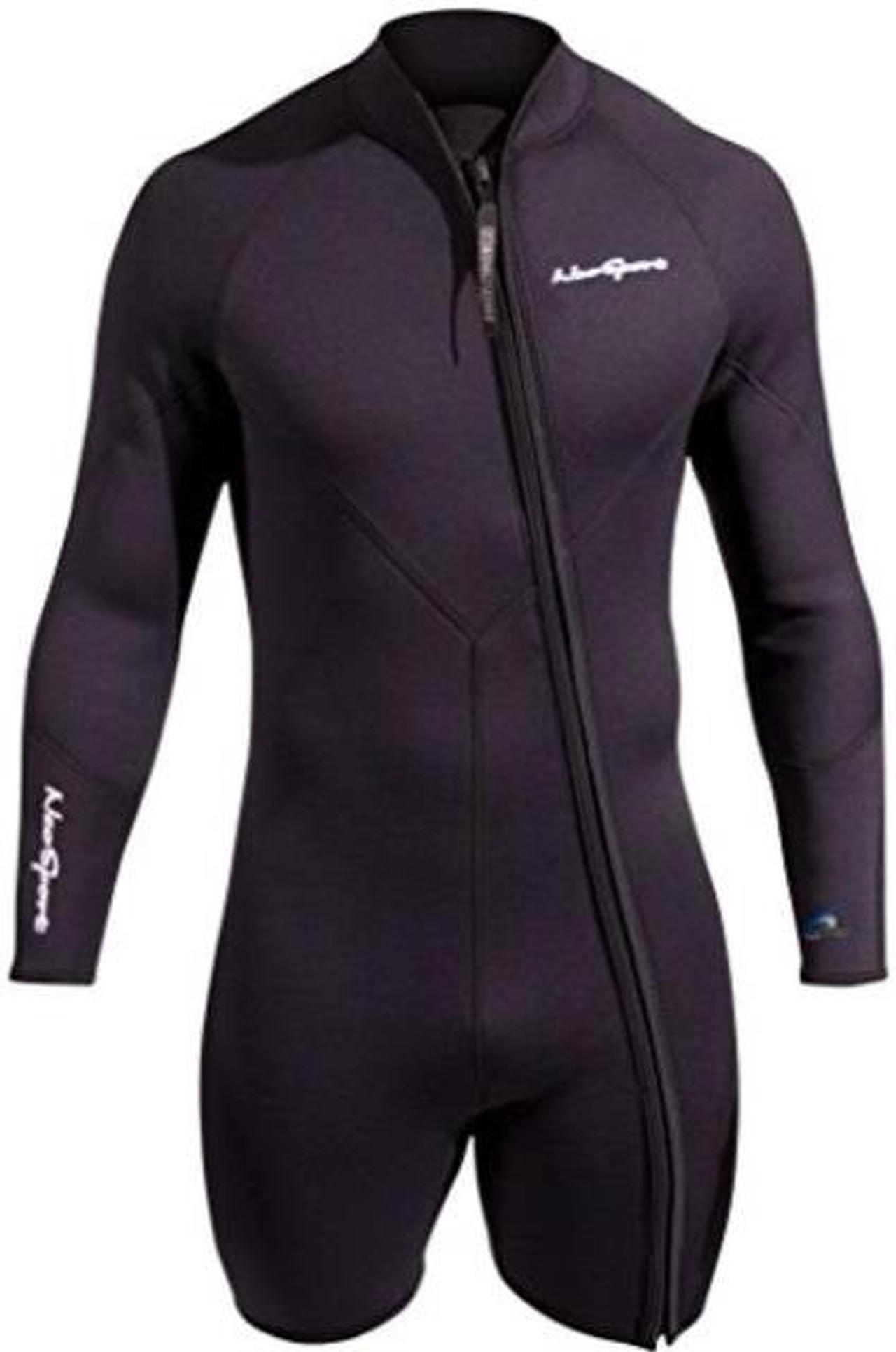 neosport men's premium neoprene 5mm waterman wetsuit jacket, large