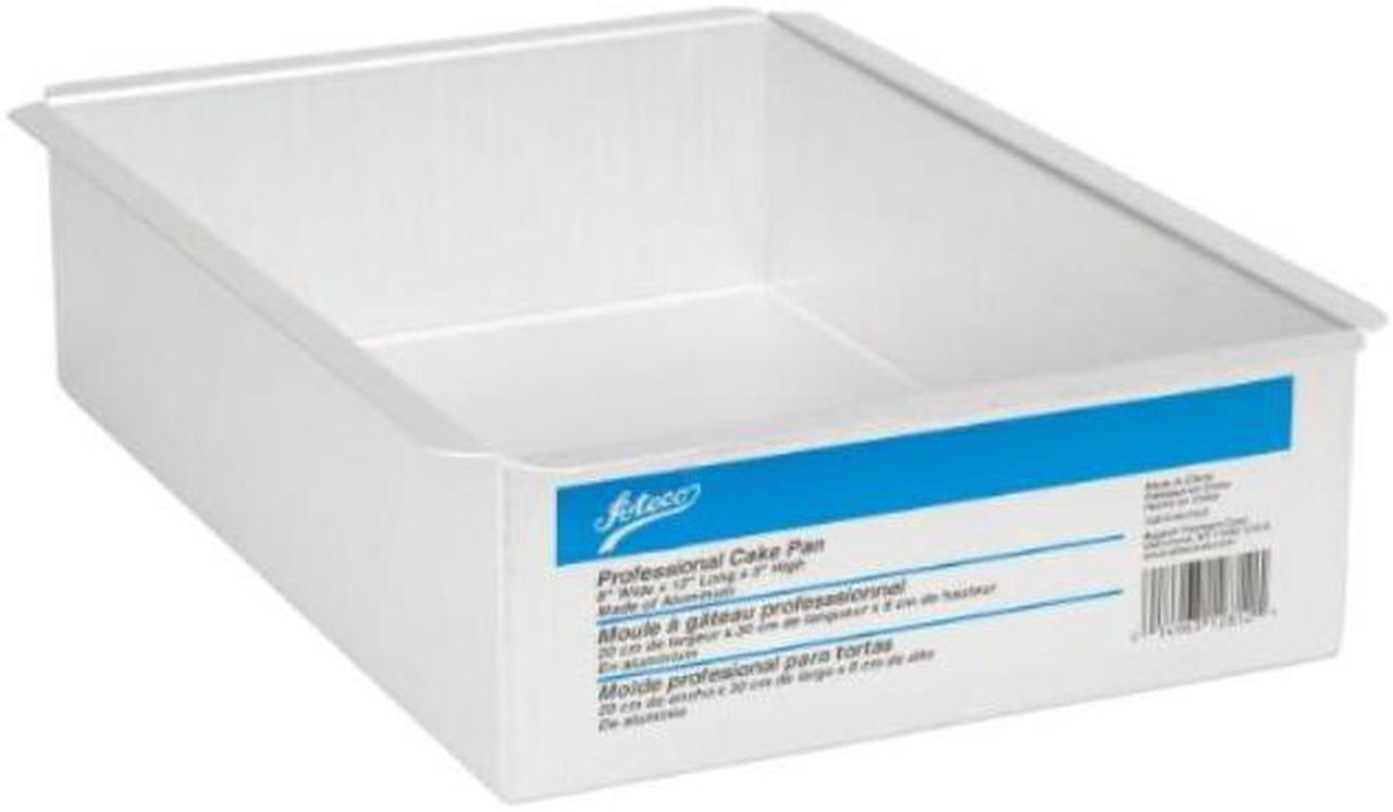 Main image of ateco aluminum cake pan, rectangle, 8 by 12 by 3inches
