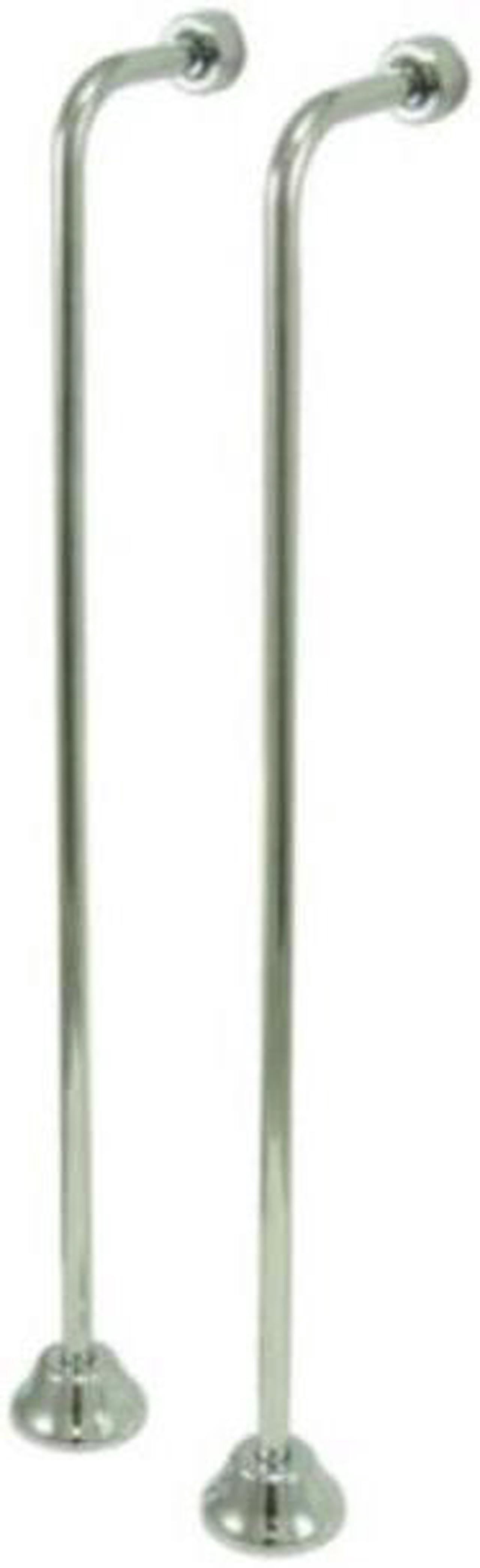 Main image of kingston brass cc461 single offset bath supply lines 22" length, polished chrome