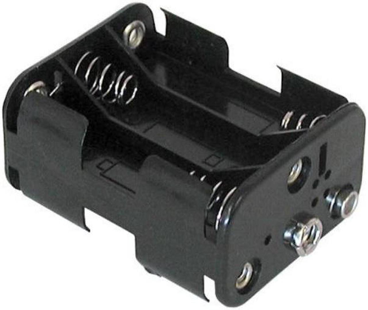 philmore battery holder for 6 aa with standard snap connector : bh363 1