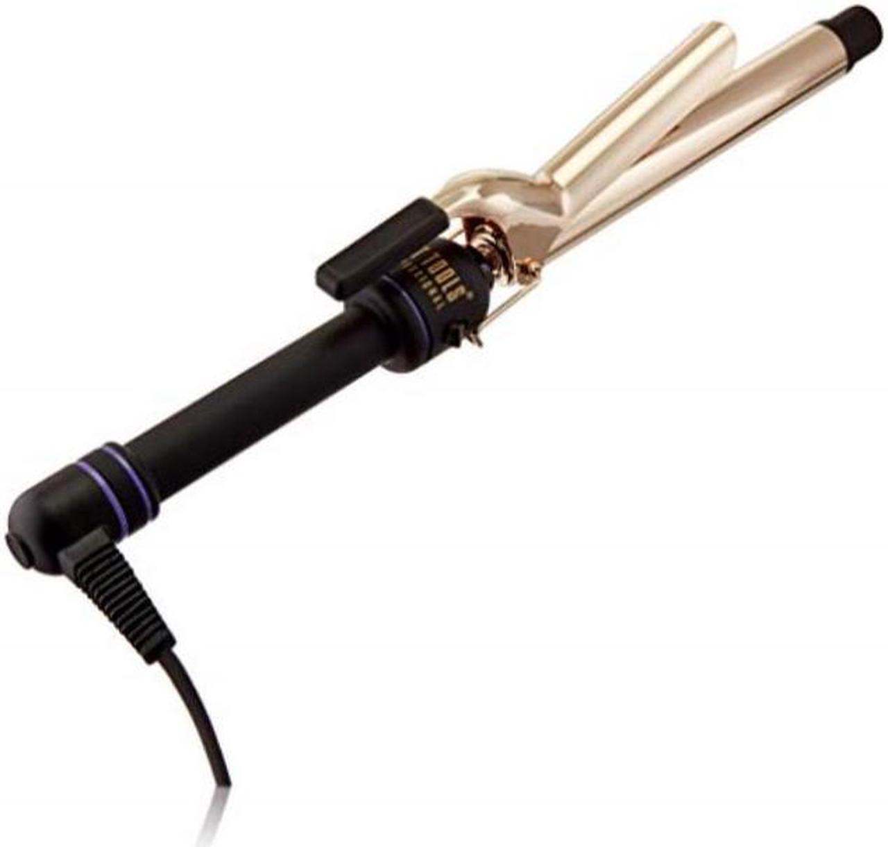 Main image of hot tools professional 1 inch 24k gold extralong barrel curling iron/wand model no. ht1181xl