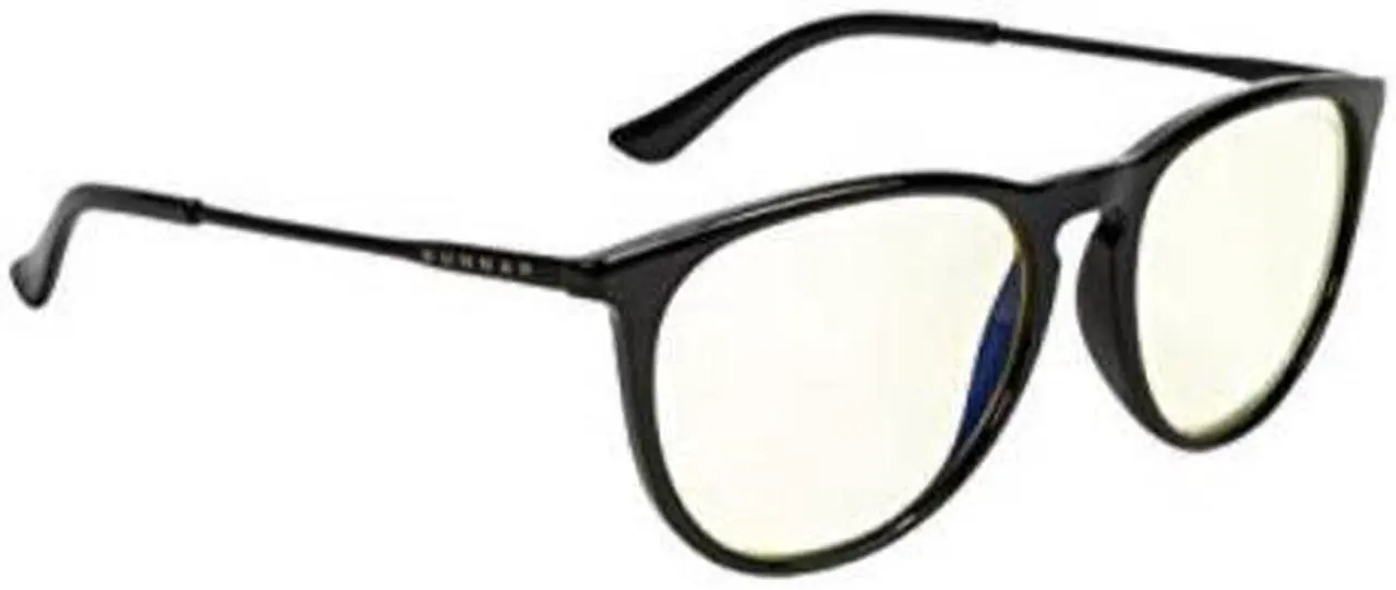 Main image of GUNNAR Gaming and Computer Eyewear/Menlo, Clear Tint - Patented Lens, Reduce Digital Eye Strain, Block 65% of Harmful Blue Light (Onyx Frame, Clear Lens) - PC; Mac; Linux