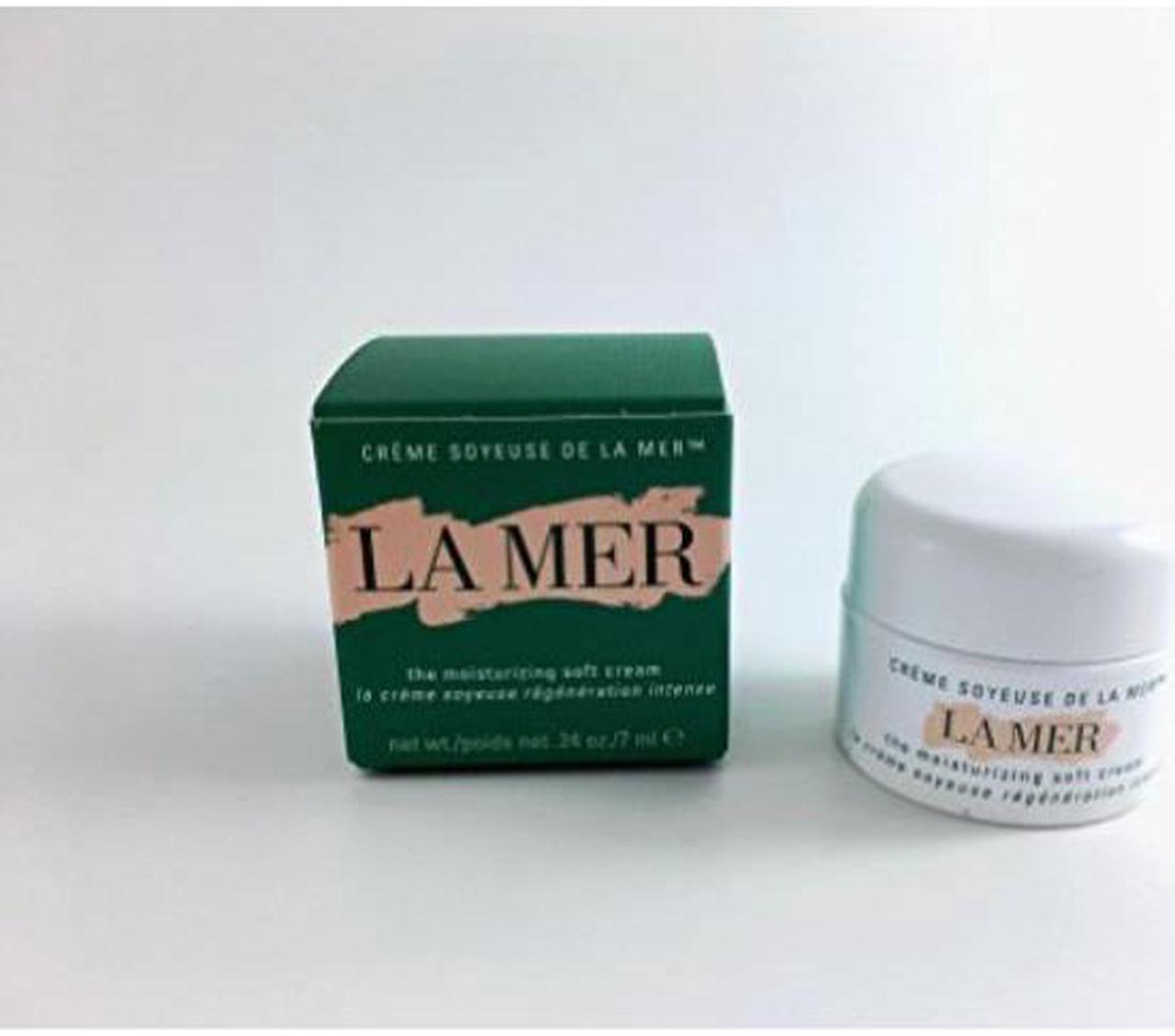 la mer the moisturizing soft cream .24 oz. mini