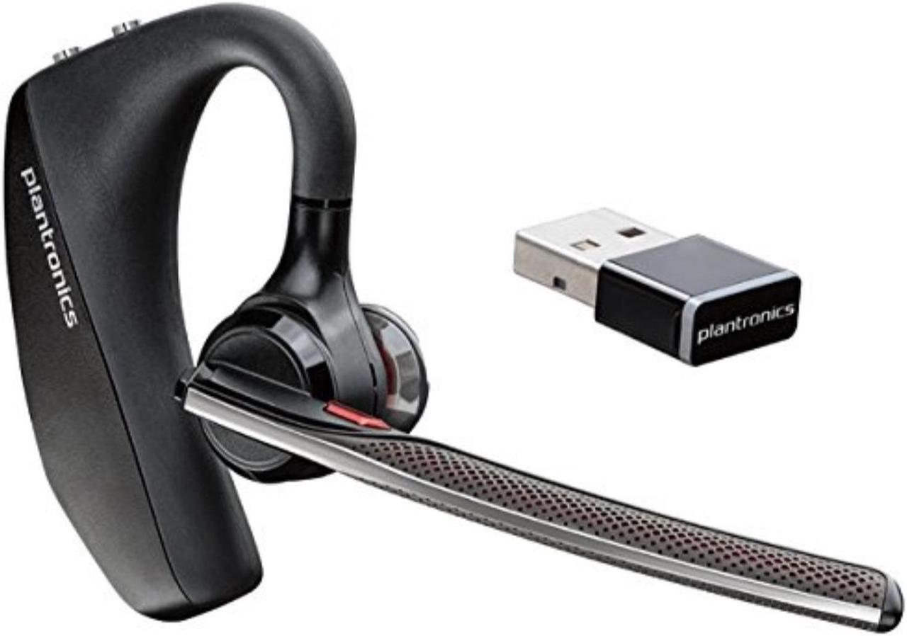 Alt view image 4 of 11 - Plantronics Voyager 5200 UC Earset - Wireless - Bluetooth - 98.4 ft6.80 kHz - Earbud, Over-the-ear - Monaural - In-ear - Noise Reduction, Echo Cancelling Microphone - Noise Canceling