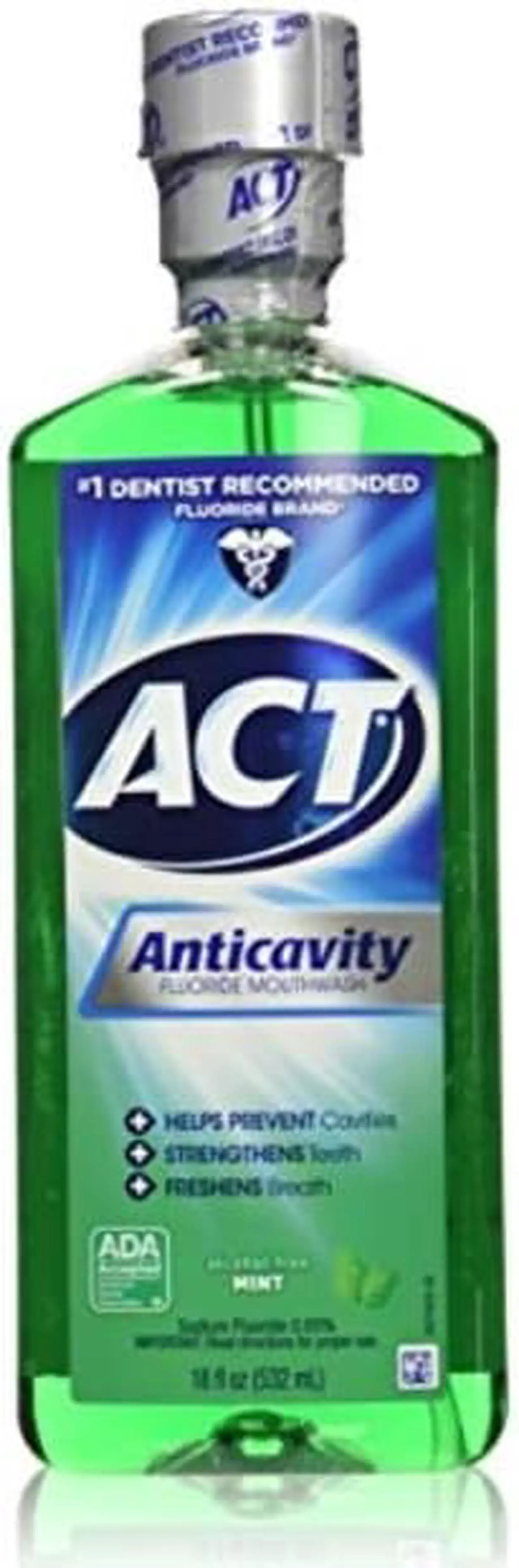 Alt view image 10 of 12 - Act Alcohol Free Anticavity Fluoride Rinse 18 fl oz (532 ml)