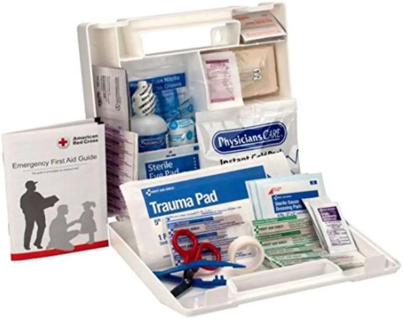 Alt view image 5 of 17 - 25-Person Bulk First Aid Kit w/ Dividers