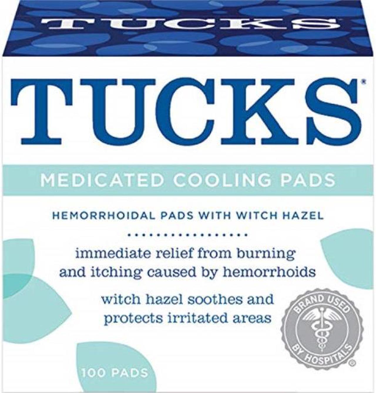 tucks medicated cooling pads 100 pads per pack pack of 2