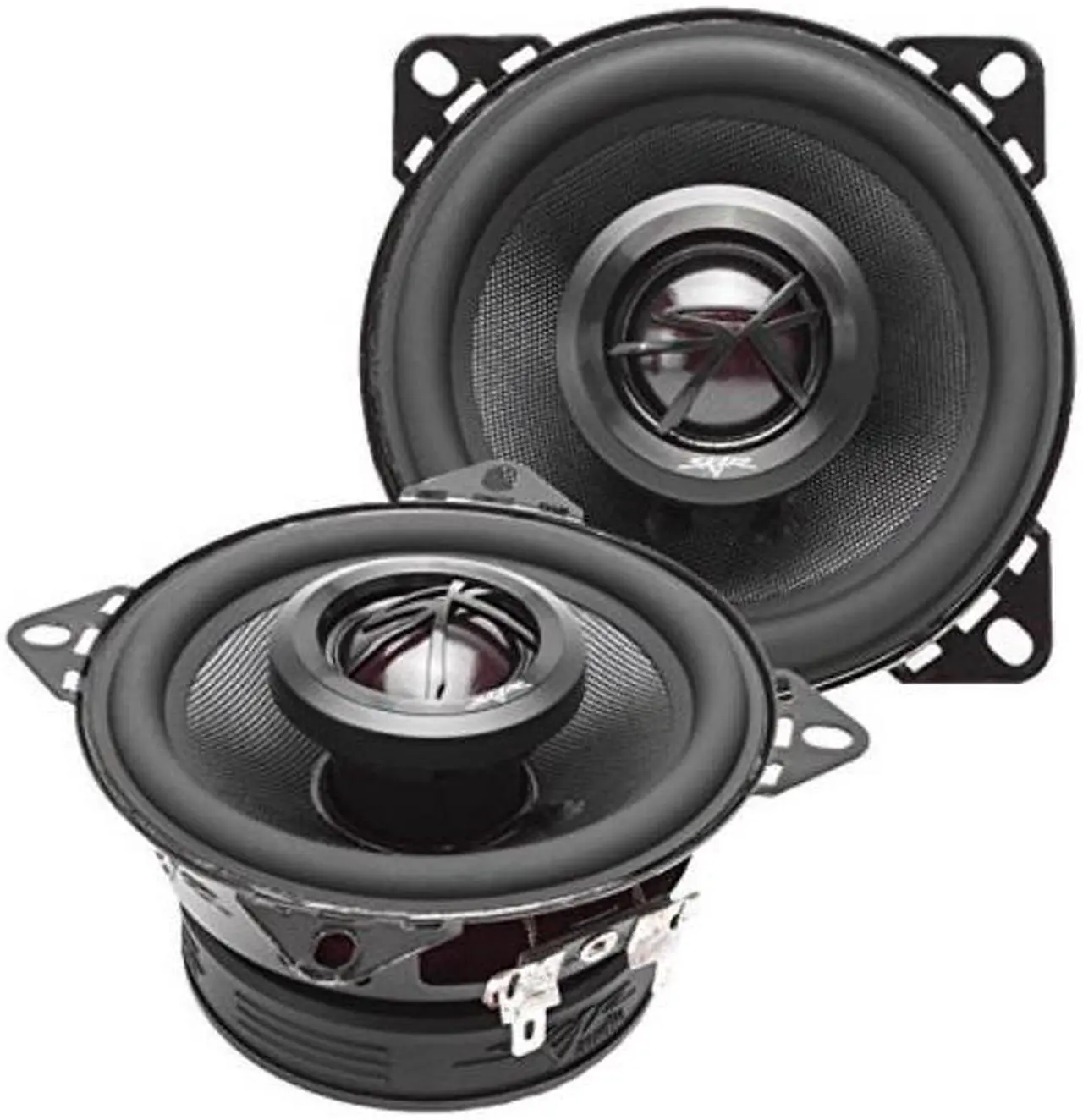 Main image of skar audio tx4 4" 120w 2way elite coaxial car speakers, pair