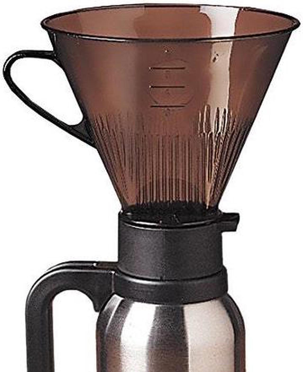 Main image of rsvp manual drip coffee filter cone for carafes or thermos