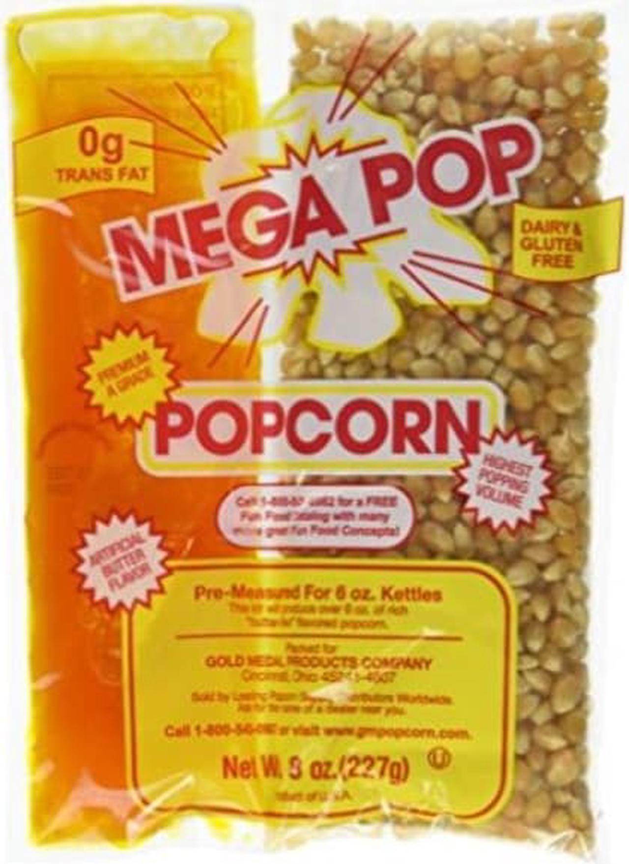 Alt view image 3 of 8 - Popcorn Kit Coconut, 8Oz Kit For 6 Oz Popper, 36 Bags/Box GOLD MEDAL 2836