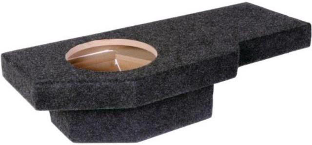 Main image of bbox a20112cp single 12" sealed carpeted subwoofer enclosure  fits 2002  2017 dodge ram quad cab