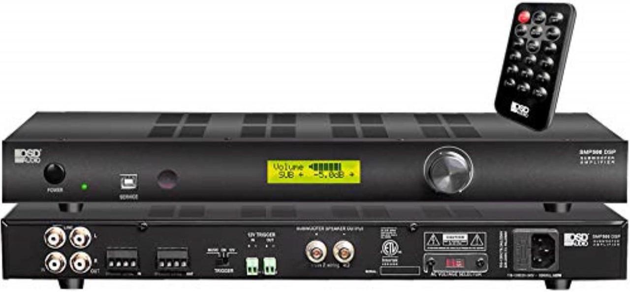 Main image of osd audio 1000w monochannel class d subwoofer amplifier  onboard dsp, 48 ohm  smp500