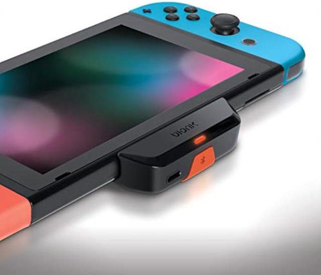 Alt view image 7 of 16 - Bionik BT Audio Sync - USB C Bluetooth Adapter for Nintendo Switch - Compatible with Wireless Bluetooth Earbuds and Headphones Including Apple Airpods, Bose, Beats, Sony, and More