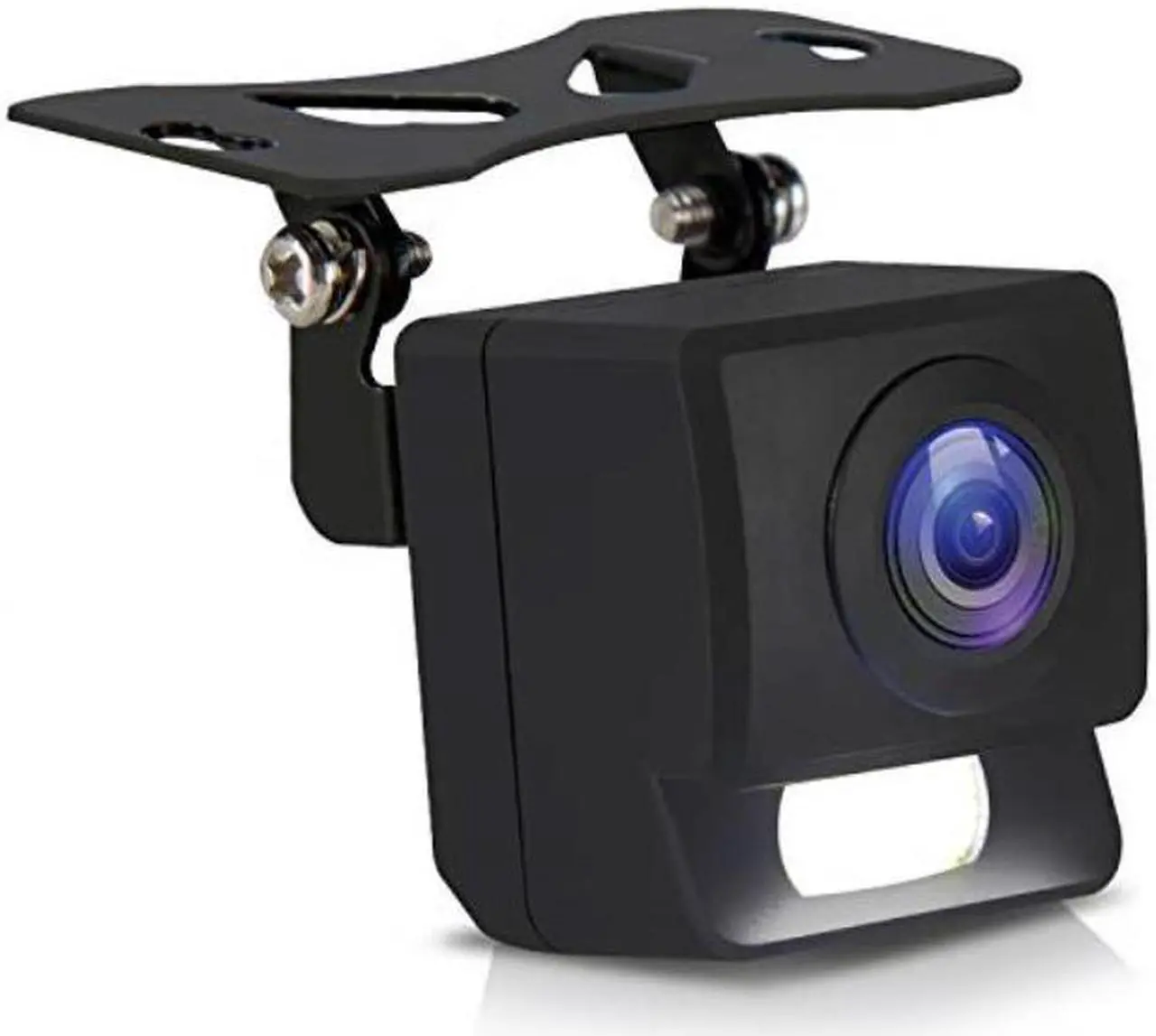 Main image of rear view backup camera system  waterproof mini parking reverse license car vehicle rearview back up w/ 656x492p 420 tvl resolution, night vision, tiltadjustable angle, universal mount  pyle plcm11