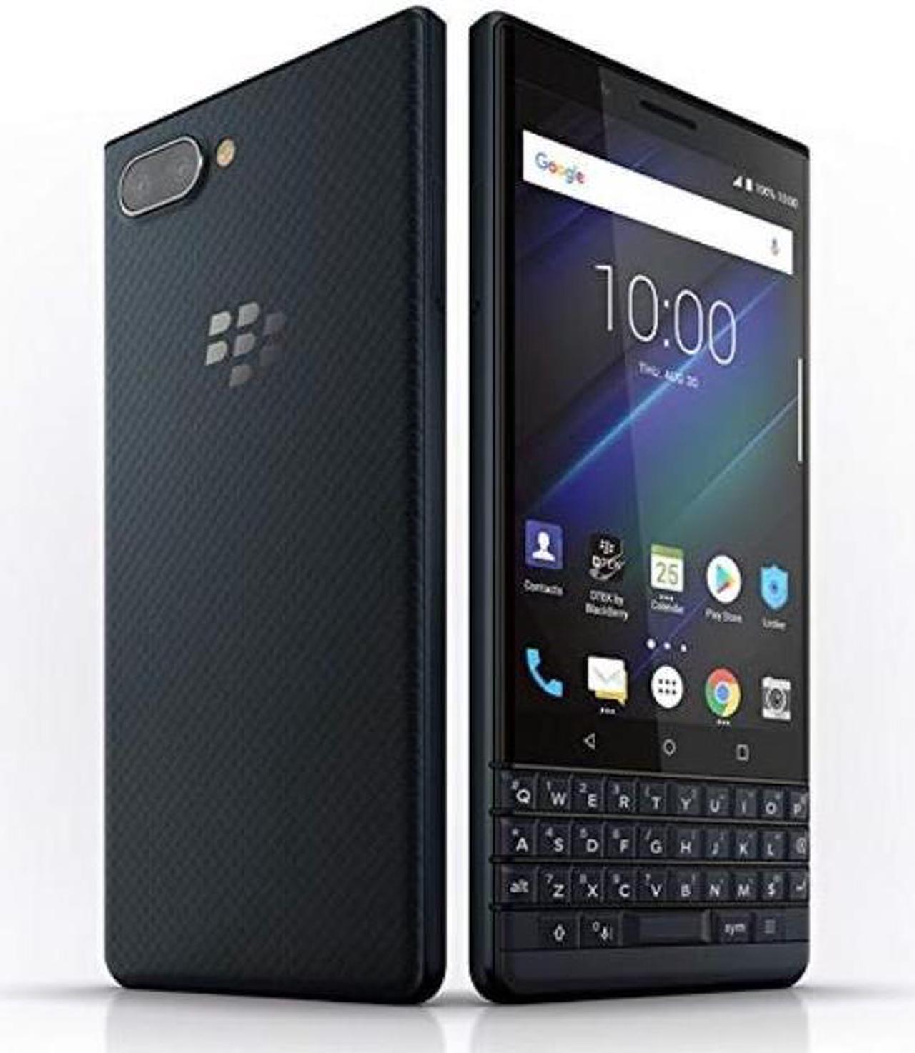 Alt view image 8 of 8 - BlackBerry KEY2 LE BBE100-2 64GB Unlocked GSM Android Phone w/ Dual 13MP/5MP Camera - Space Blue/Slate