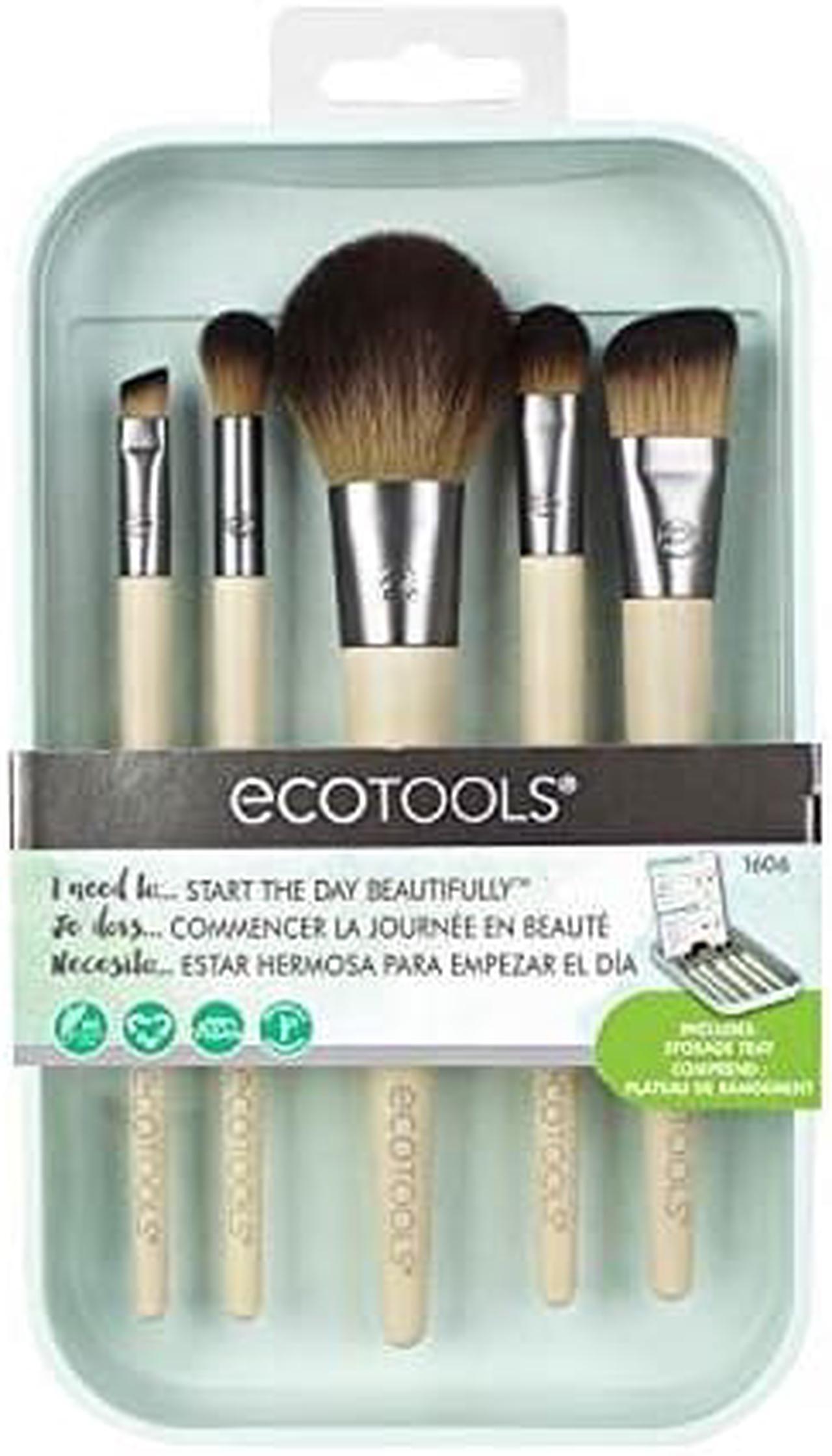 Main image of ecotools start the day beautifully kit makeup brush set for foundation eyeshadow blush