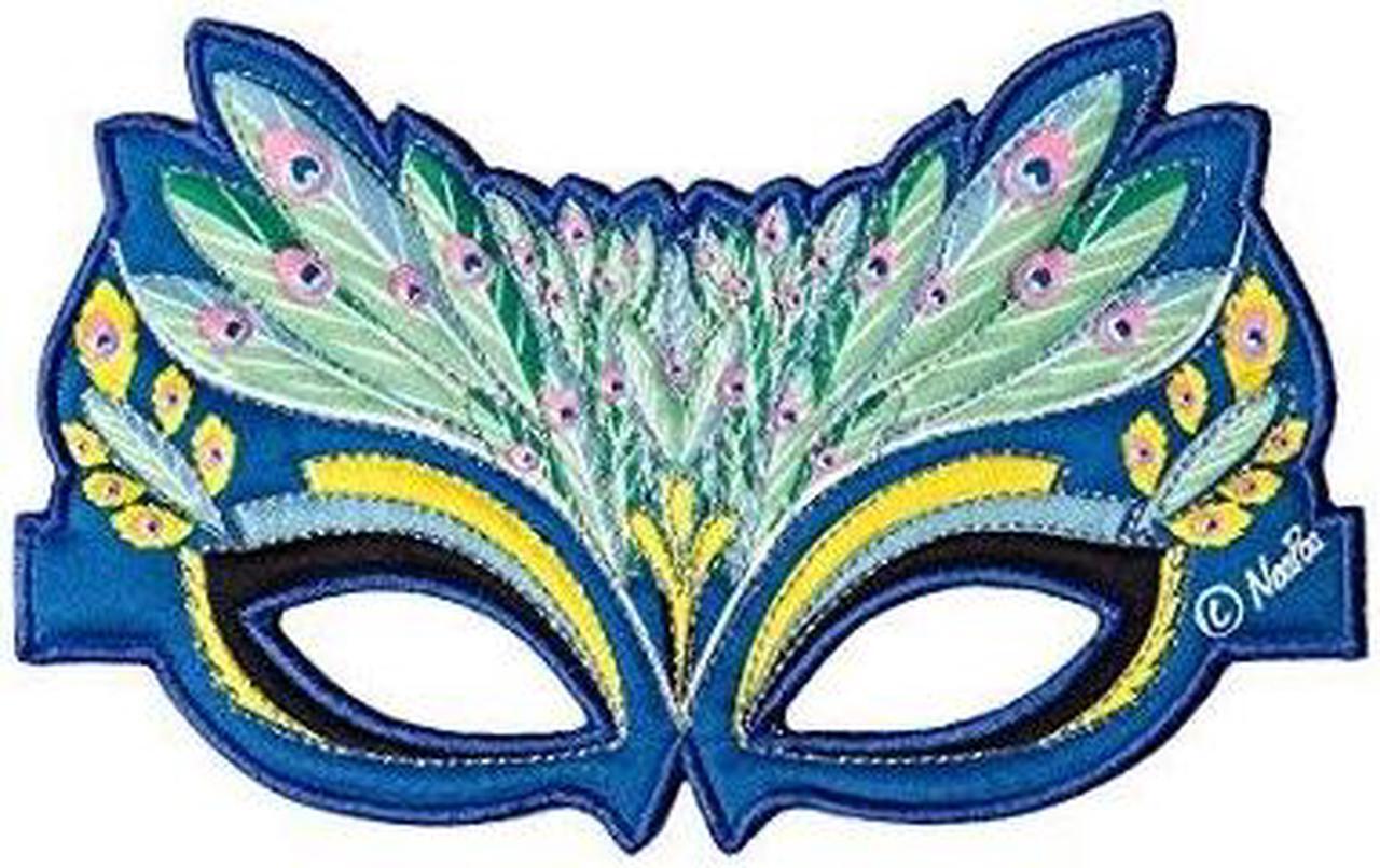 Alt view image 2 of 5 - Peacock Mask - Dress-Up by Douglas Cuddle Toys (50799)