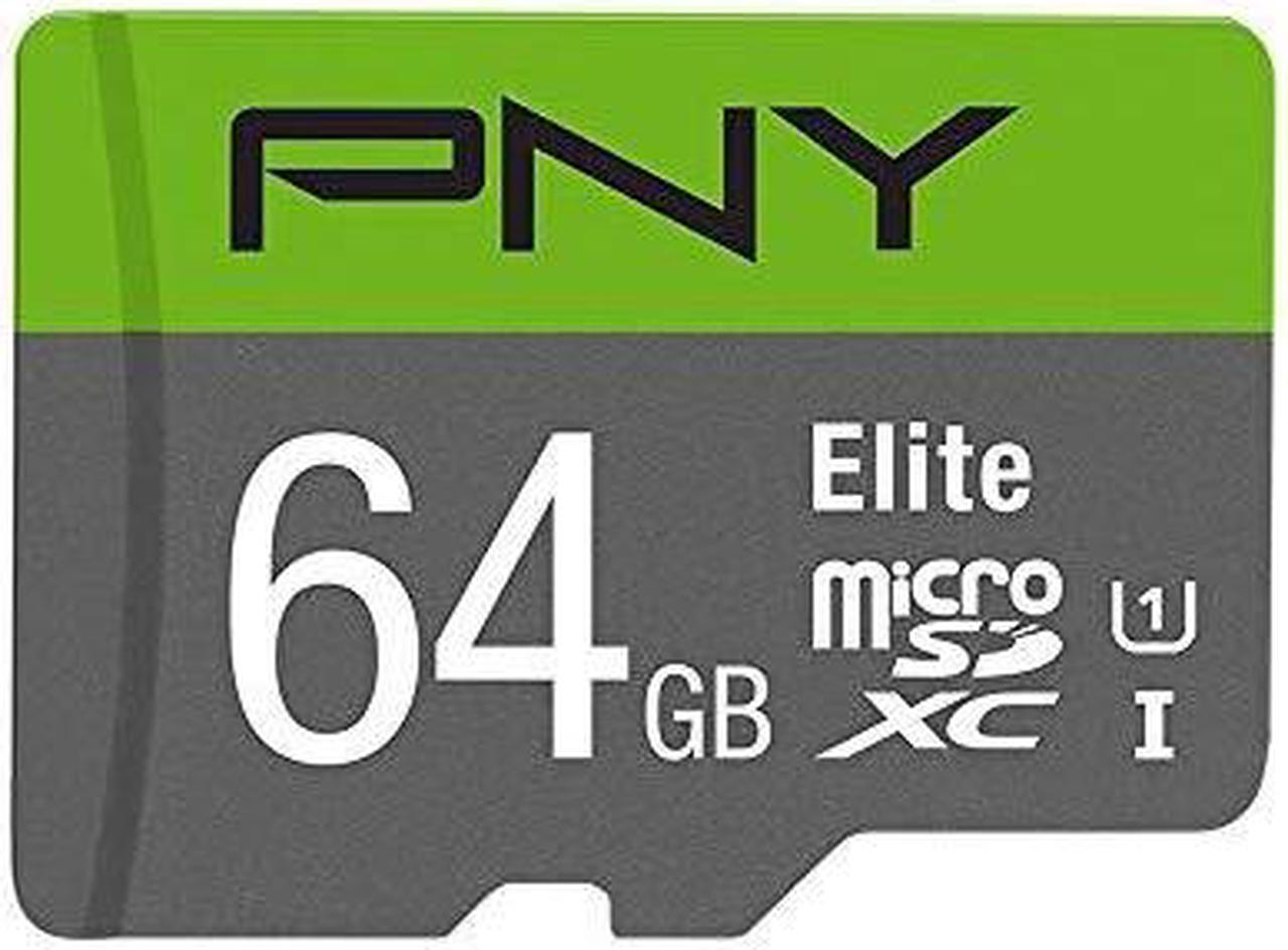 Alt view image 2 of 10 - PNY Elite 64 GB Class 10/UHS-I (U1) microSDXC
