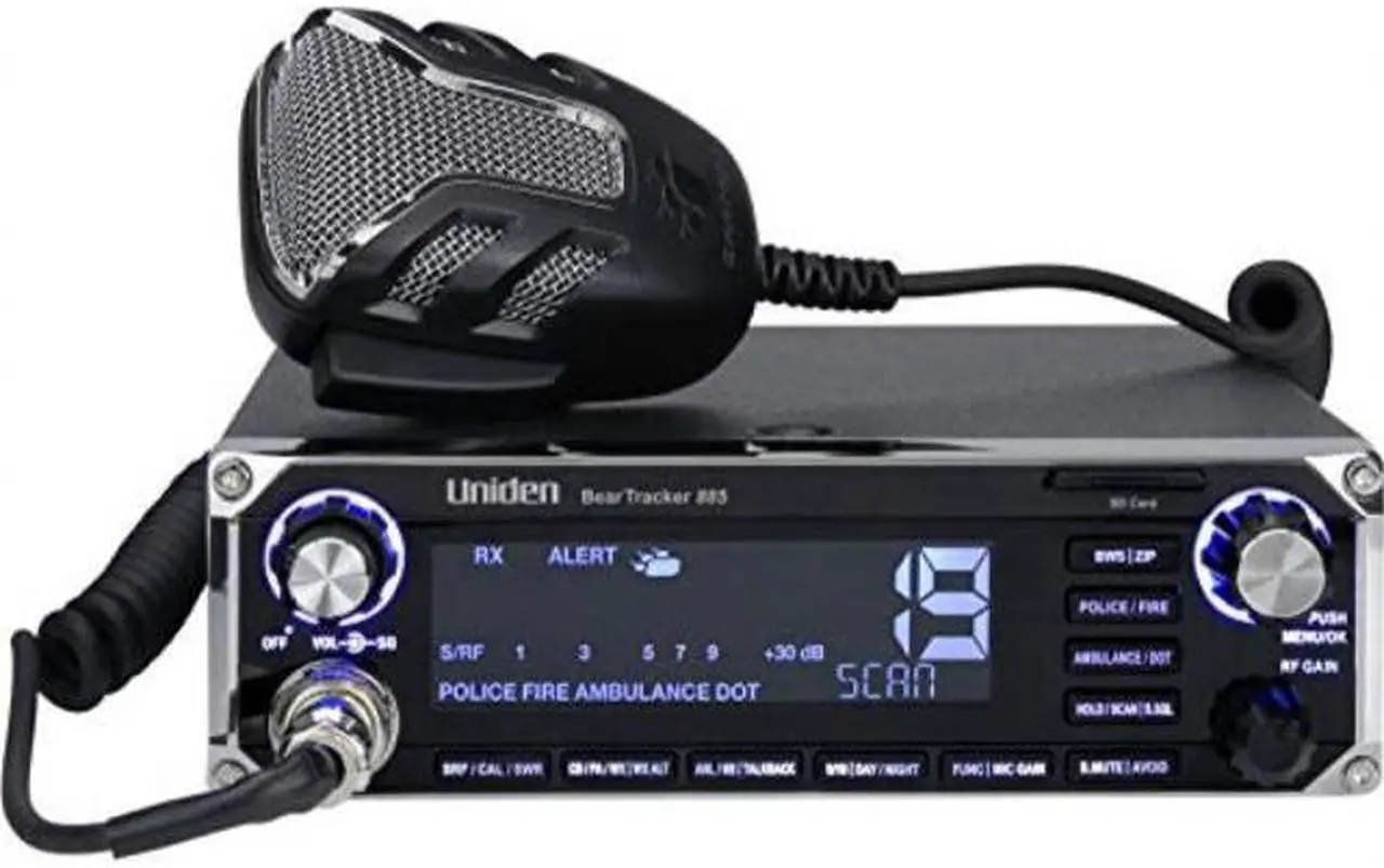 Alt view image 2 of 13 - Uniden Beartracker 885 BearTracker 885 Hybrid CB Radio/Digital Scanner