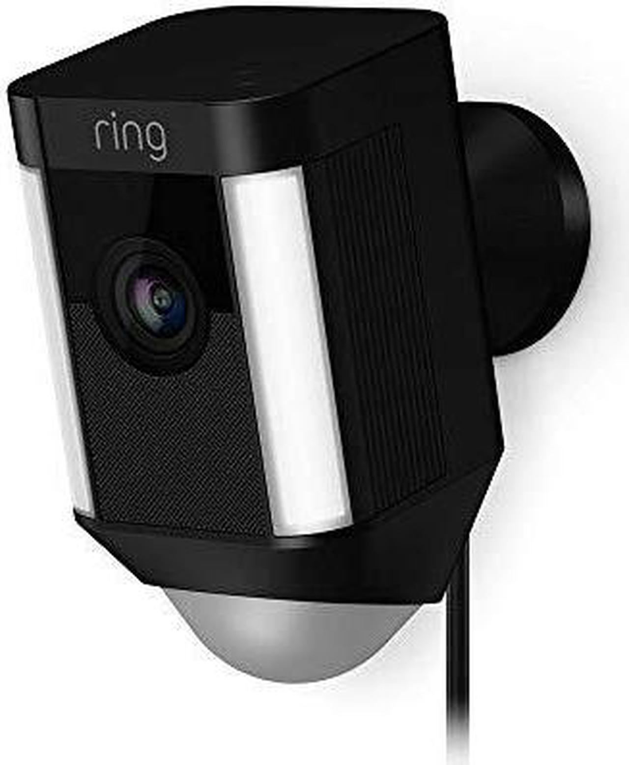 Alt view image 6 of 20 - Ring Spotlight Cam Wired, HD Two Way Talk Security Camera Black