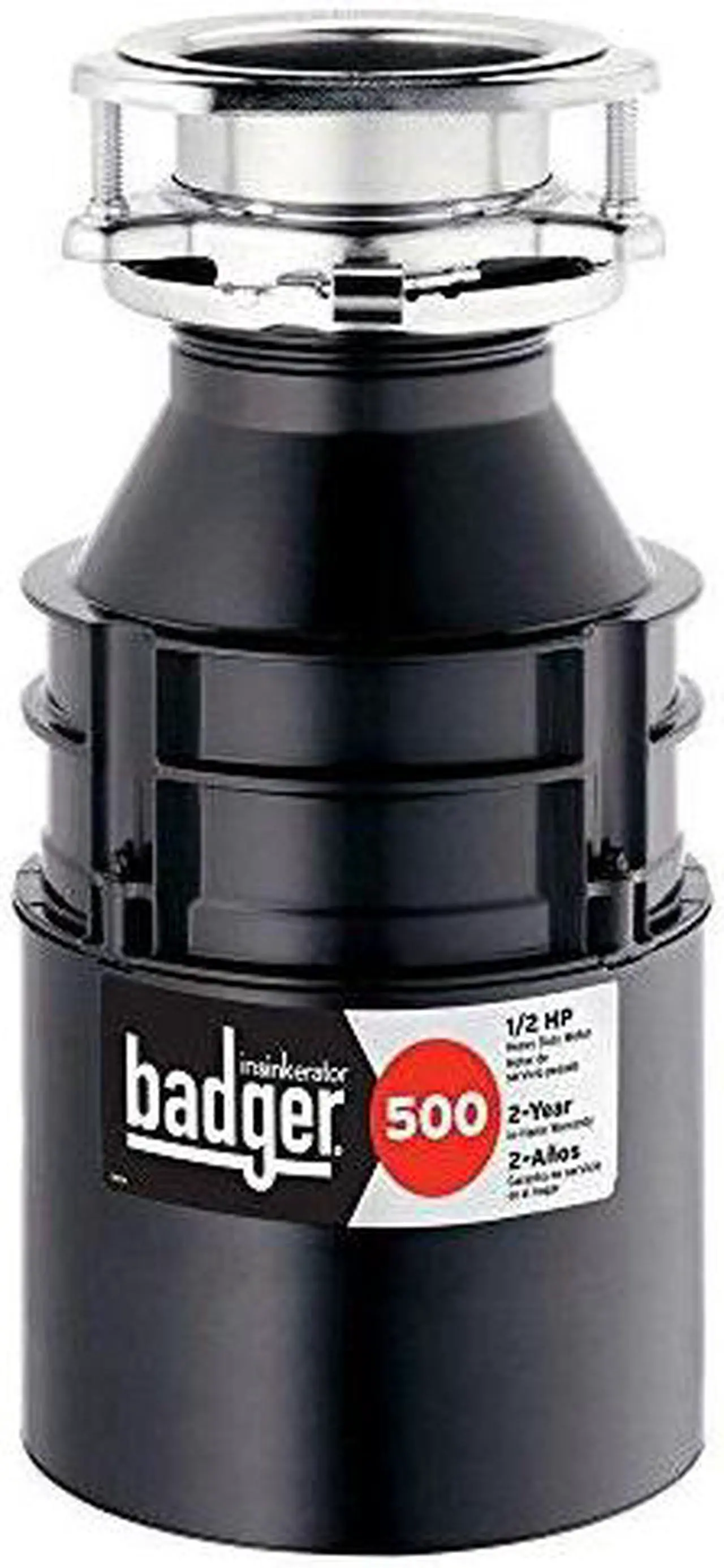 Main image of insinkerator badger 500 1/2 hp continuous feed garbage disposal